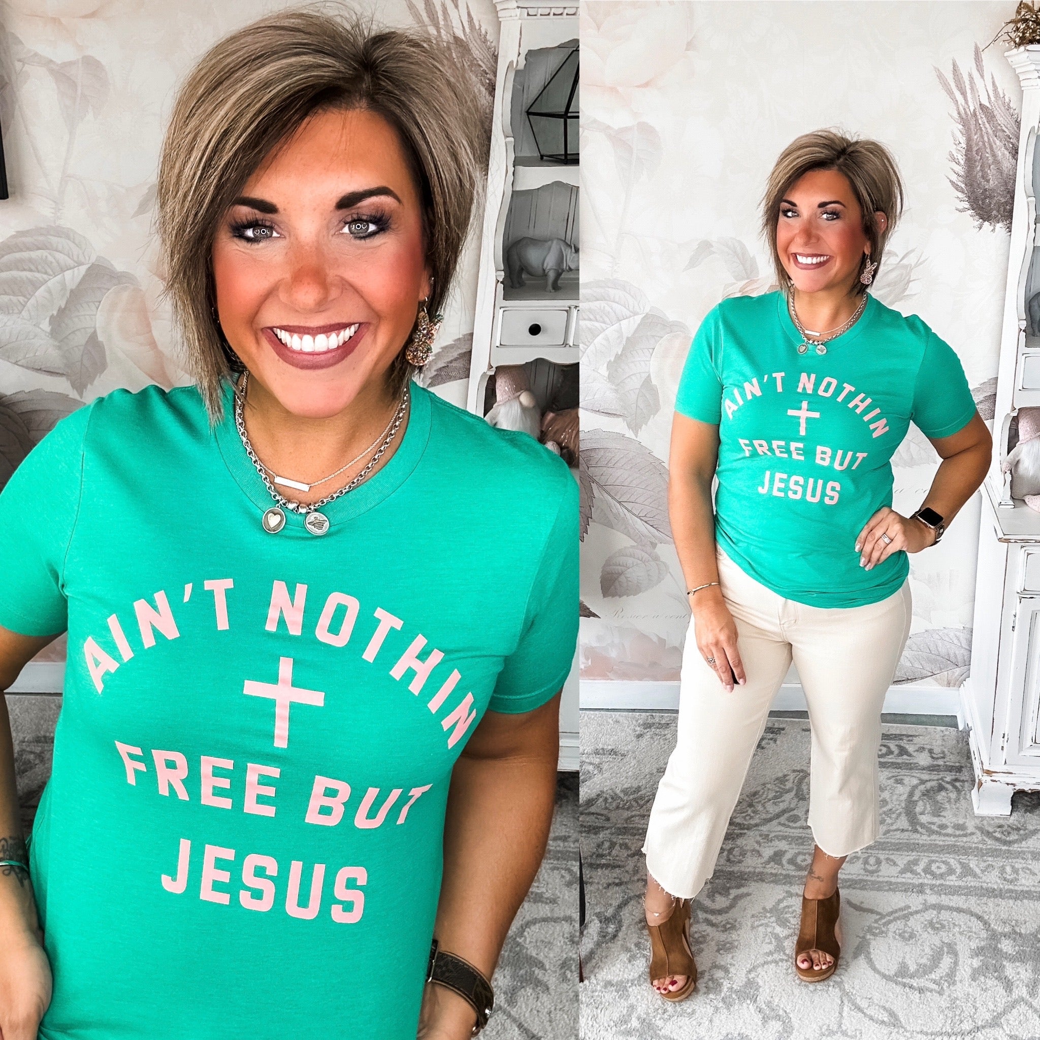 Ain't Nothin Free But Jesus Graphic Tee
