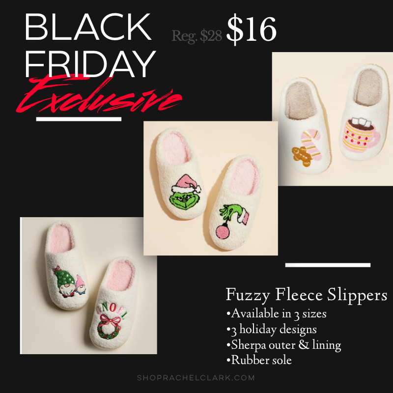 BLACK FRIDAY EXCLUSIVE - Hot Chocolate Fuzzy Fleece Slipper