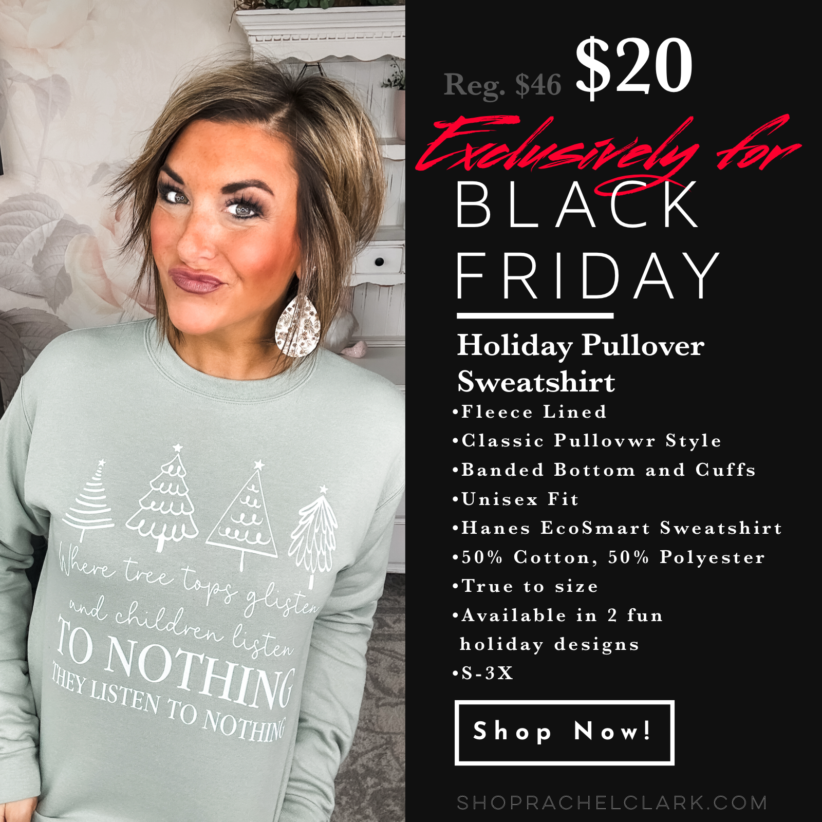 BLACK FRIDAY EXCLUSIVE - Children Listen To Nothing Pullover Sweatshirt