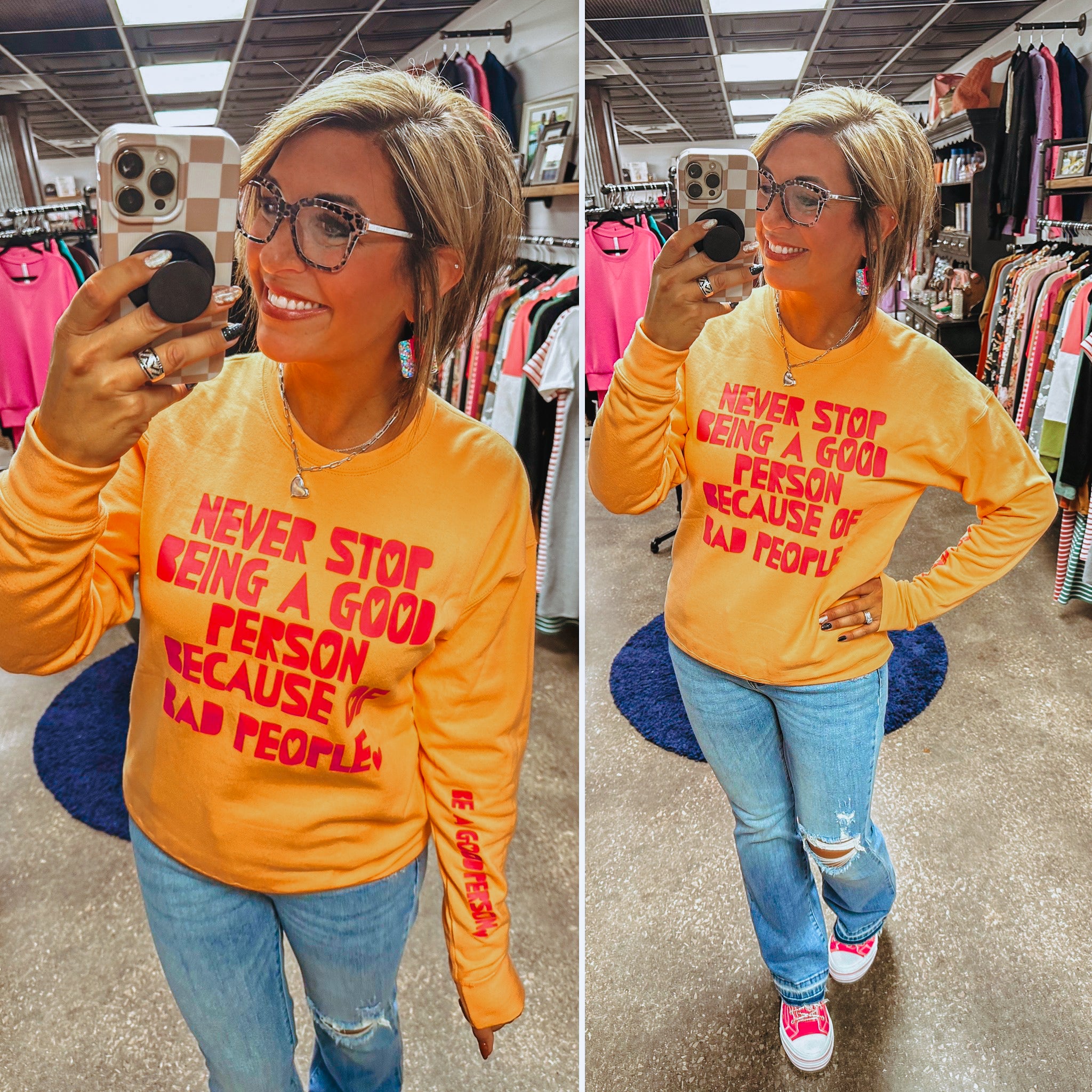 Be A Good Person Pullover Sweatshirt