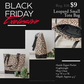 BLACK FRIDAY EXCLUSIVE PRICE! - Leopard Small Tote Bag