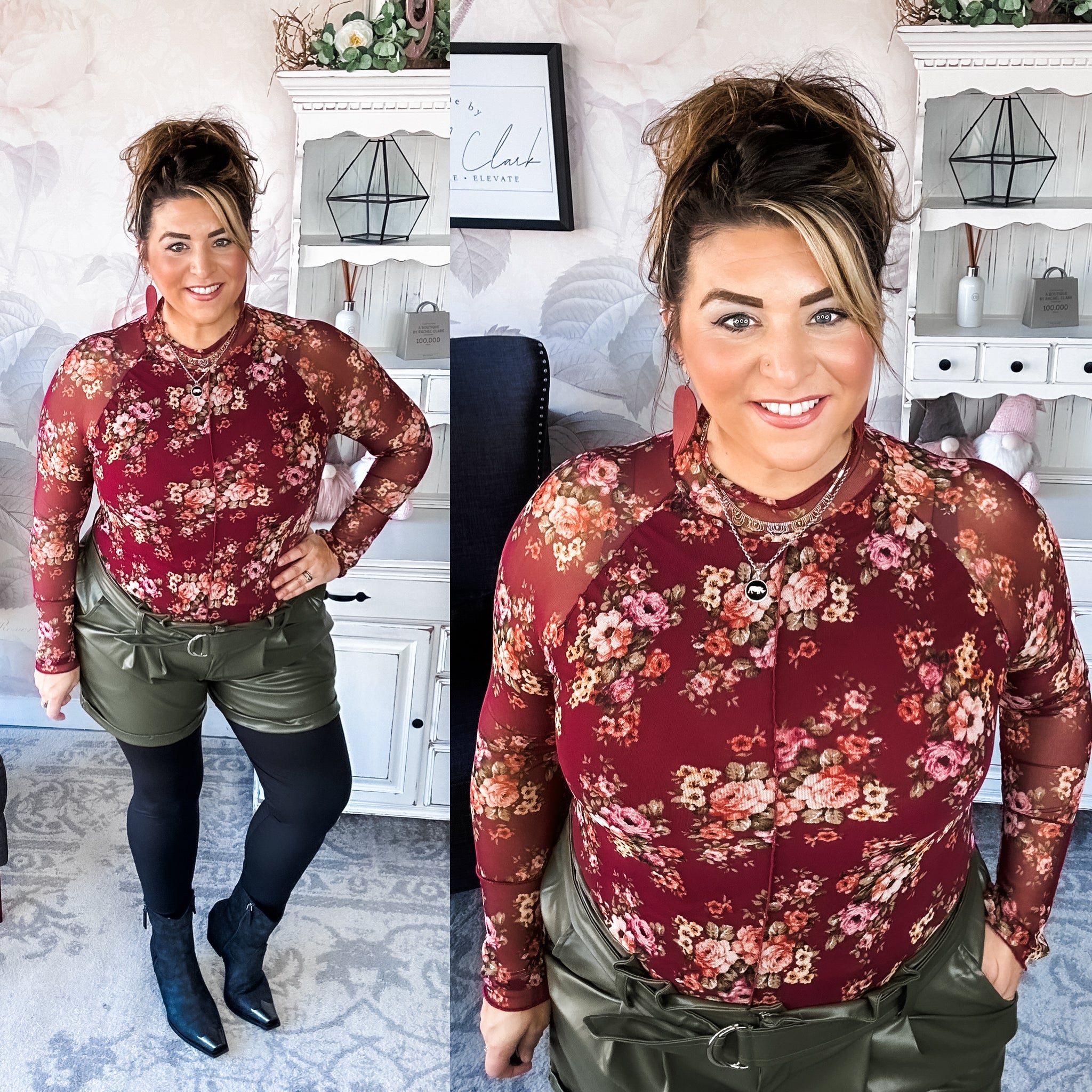 Make It Happen Faux Leather Shorts