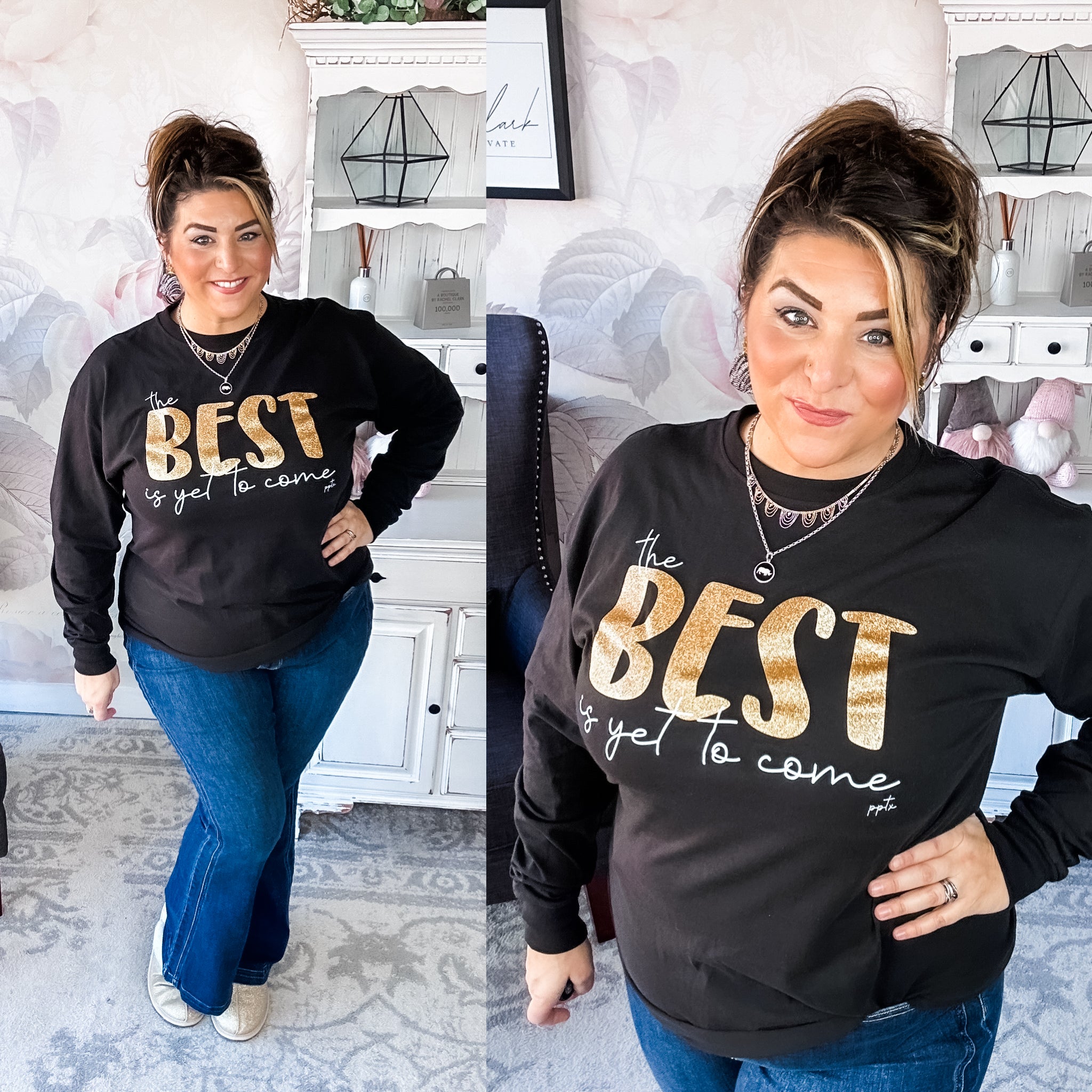 The Best Is Yet To Come Longsleeve Graphic Tee