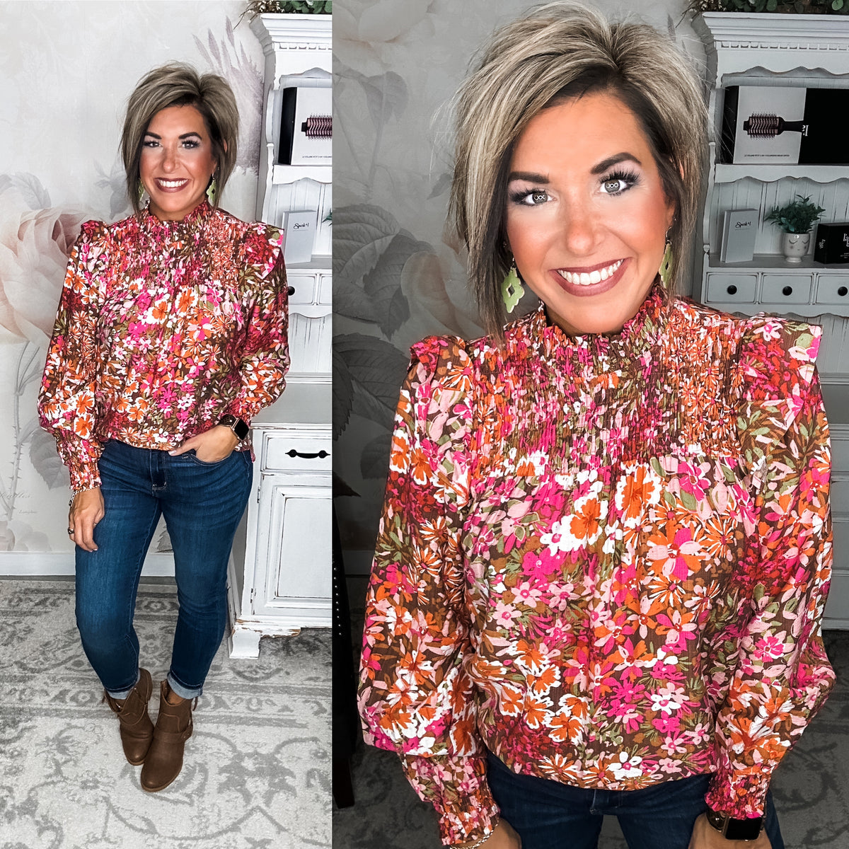 Always Be Mine Floral Blouse