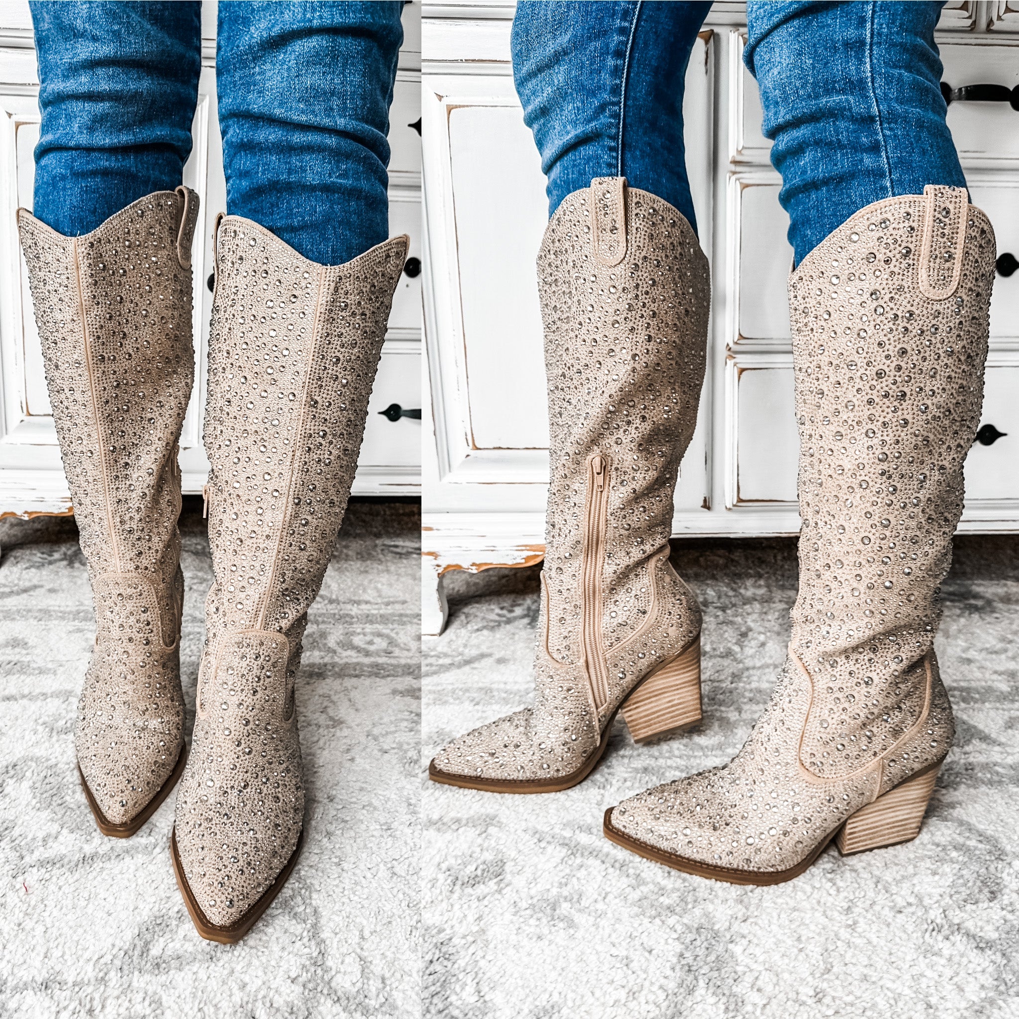 Kady Tall Boot - Taupe