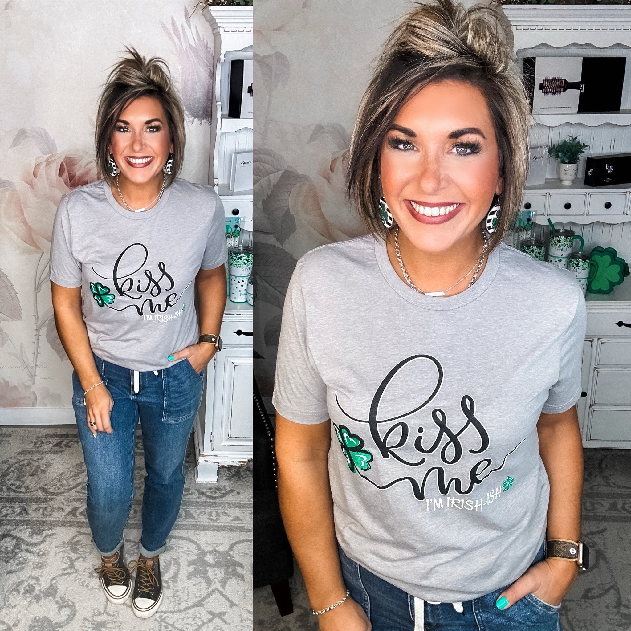 Kiss Me I'm Irish-ish Graphic Tee