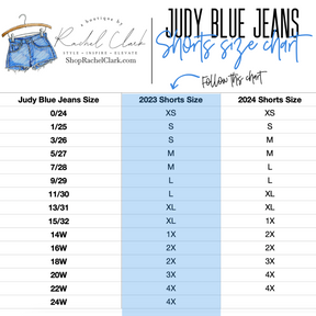 Judy Blue Frayed Side Seams Shorts