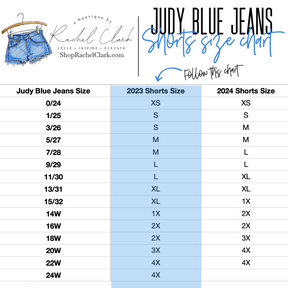 Judy Blue Medium Wash Cuffed Hem Shorts