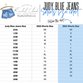 Judy Blue Americana Flag Fray Hem Shorts