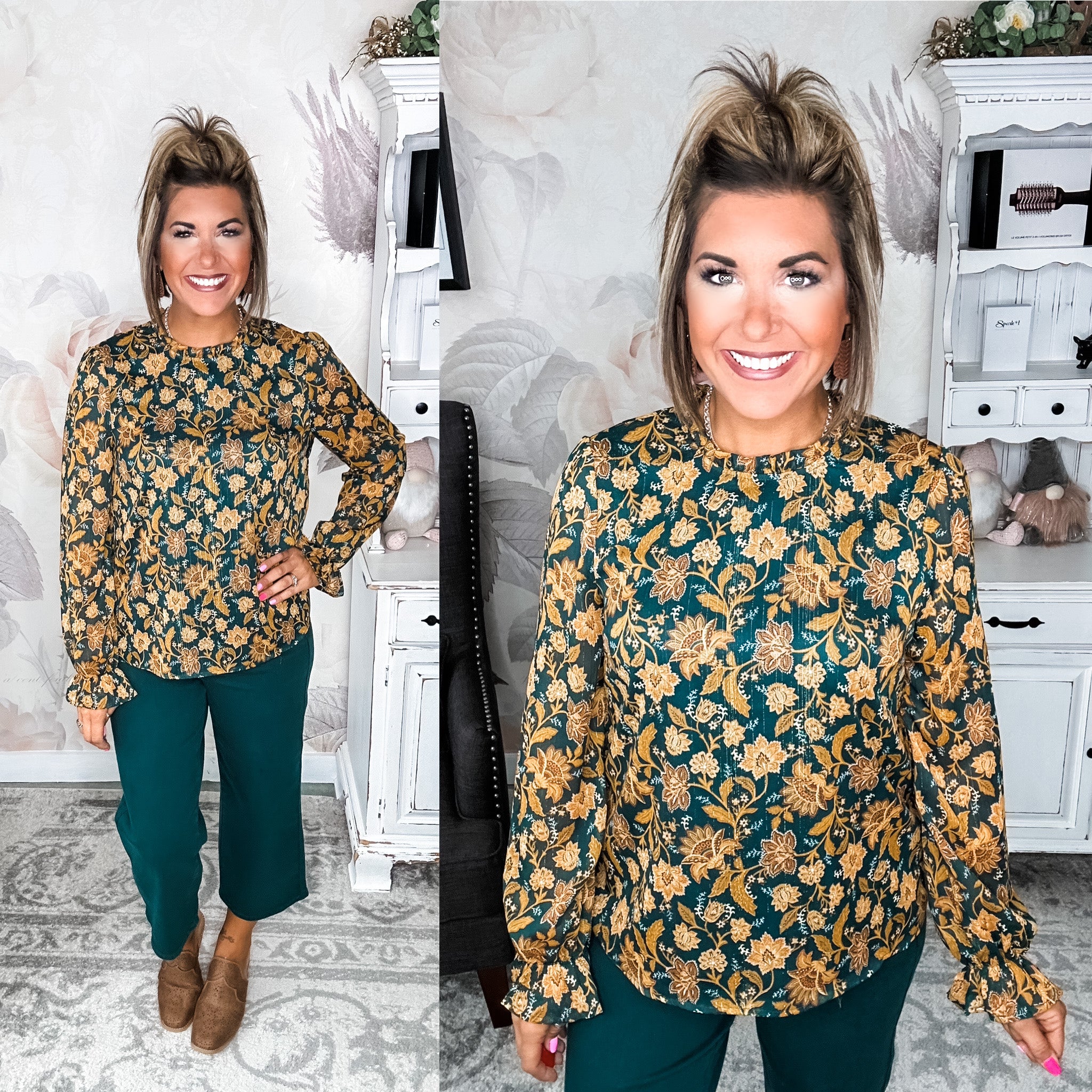 Beautiful Tomorrow Blouse - Teal