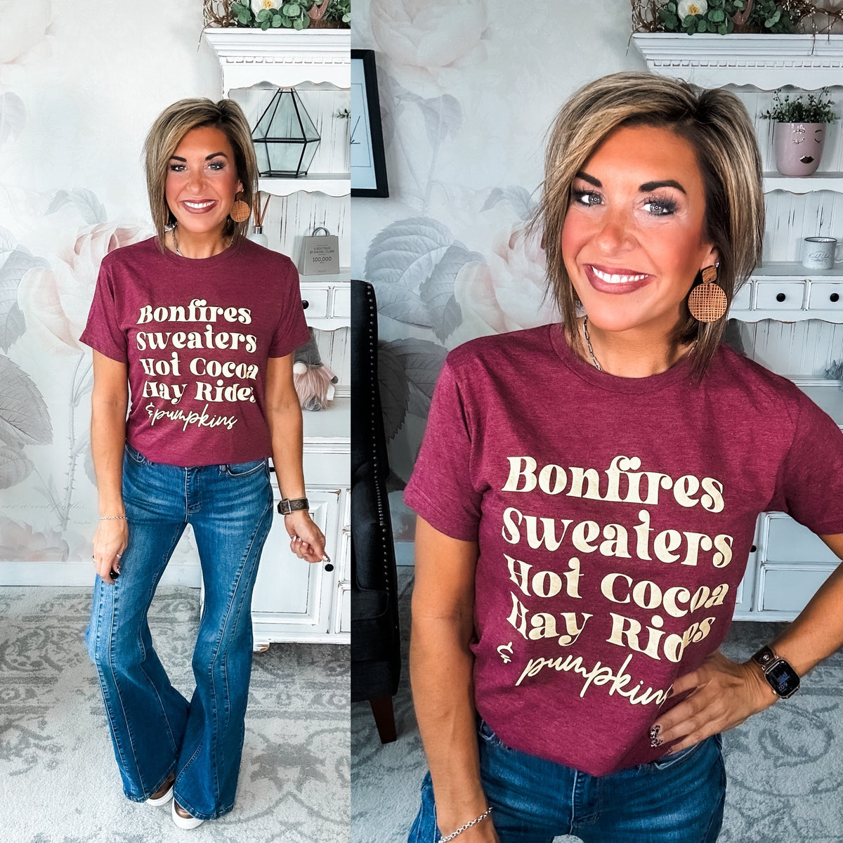 Bonfires & Fall Graphic Tee