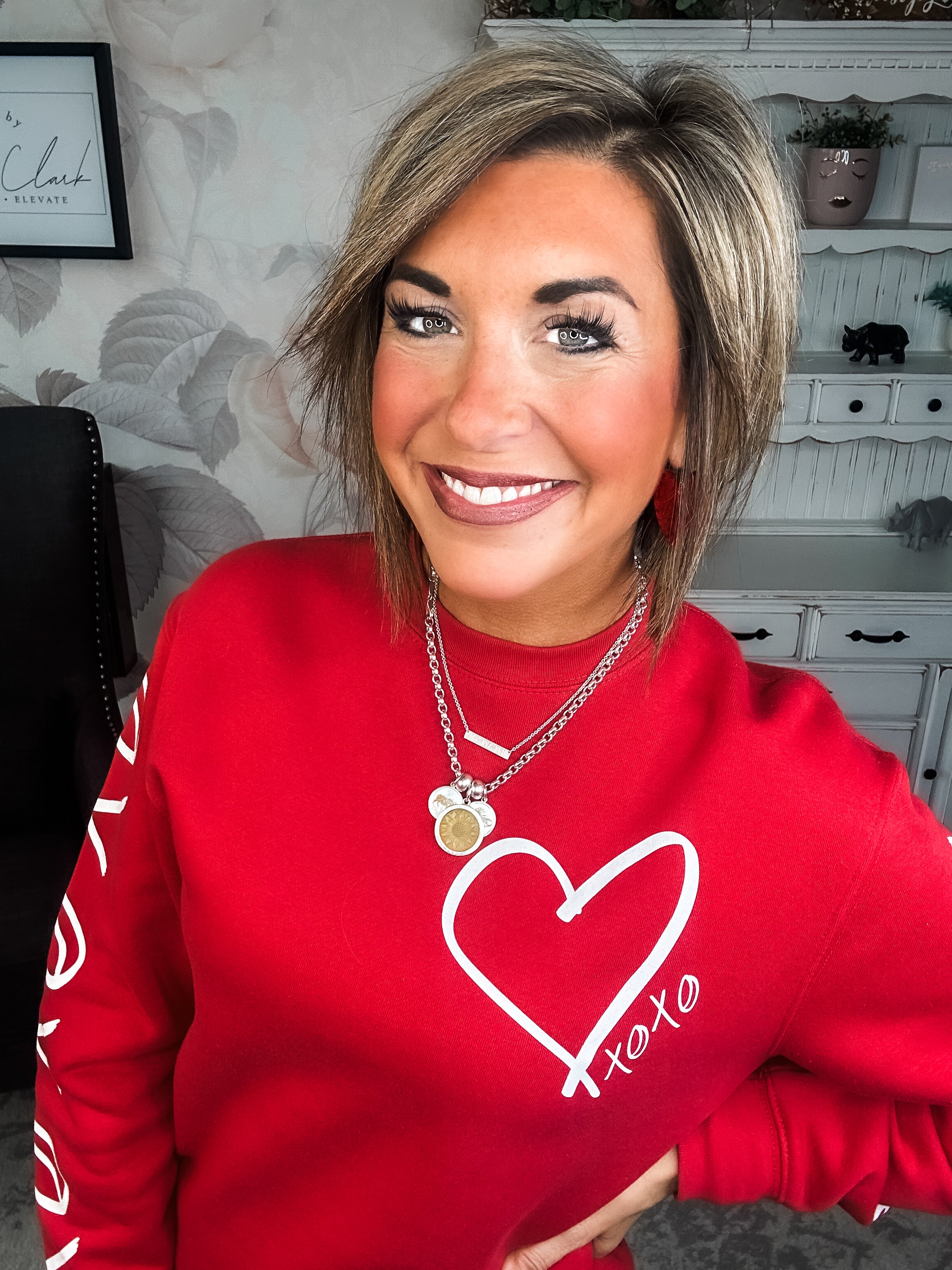 Hugs & Kisses Red Sweatshirt