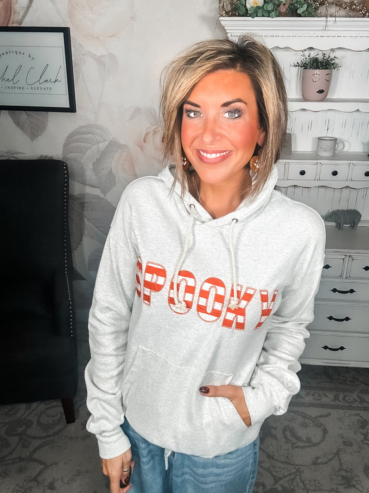 Ampersand Avenue University Hoodie - Spooky Scary