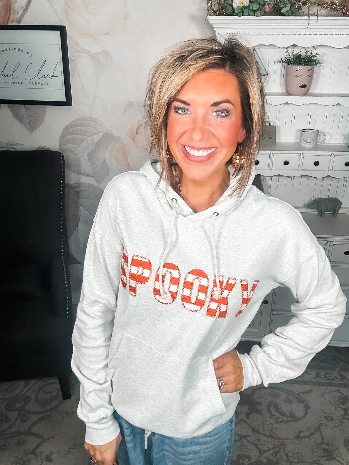 Ampersand Avenue University Hoodie - Spooky Scary