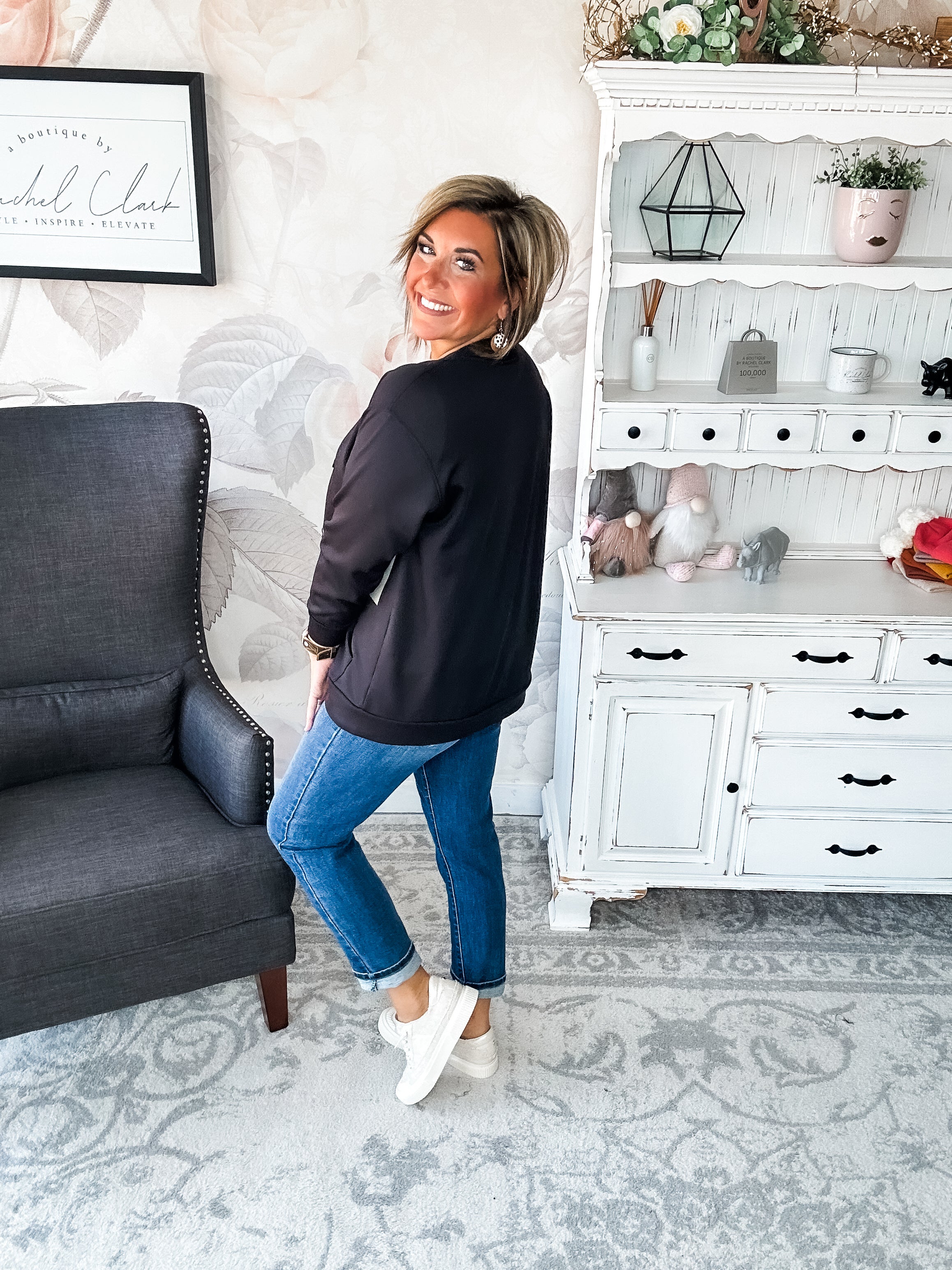 Whatever You Do Cardigan - Black