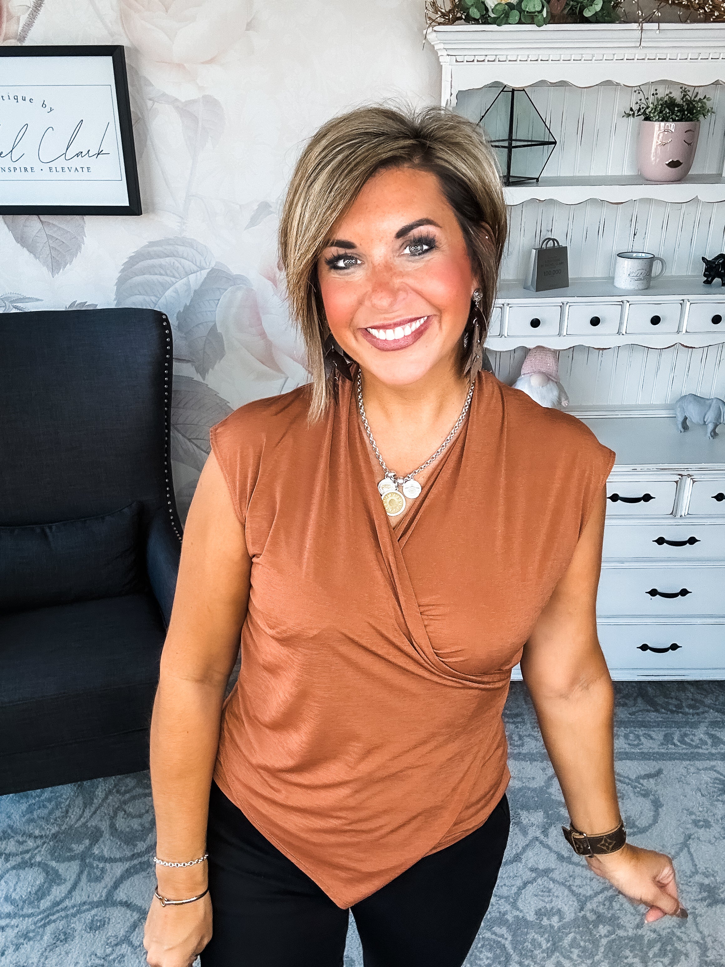 Hopefully Today Crossover Tank - Rust