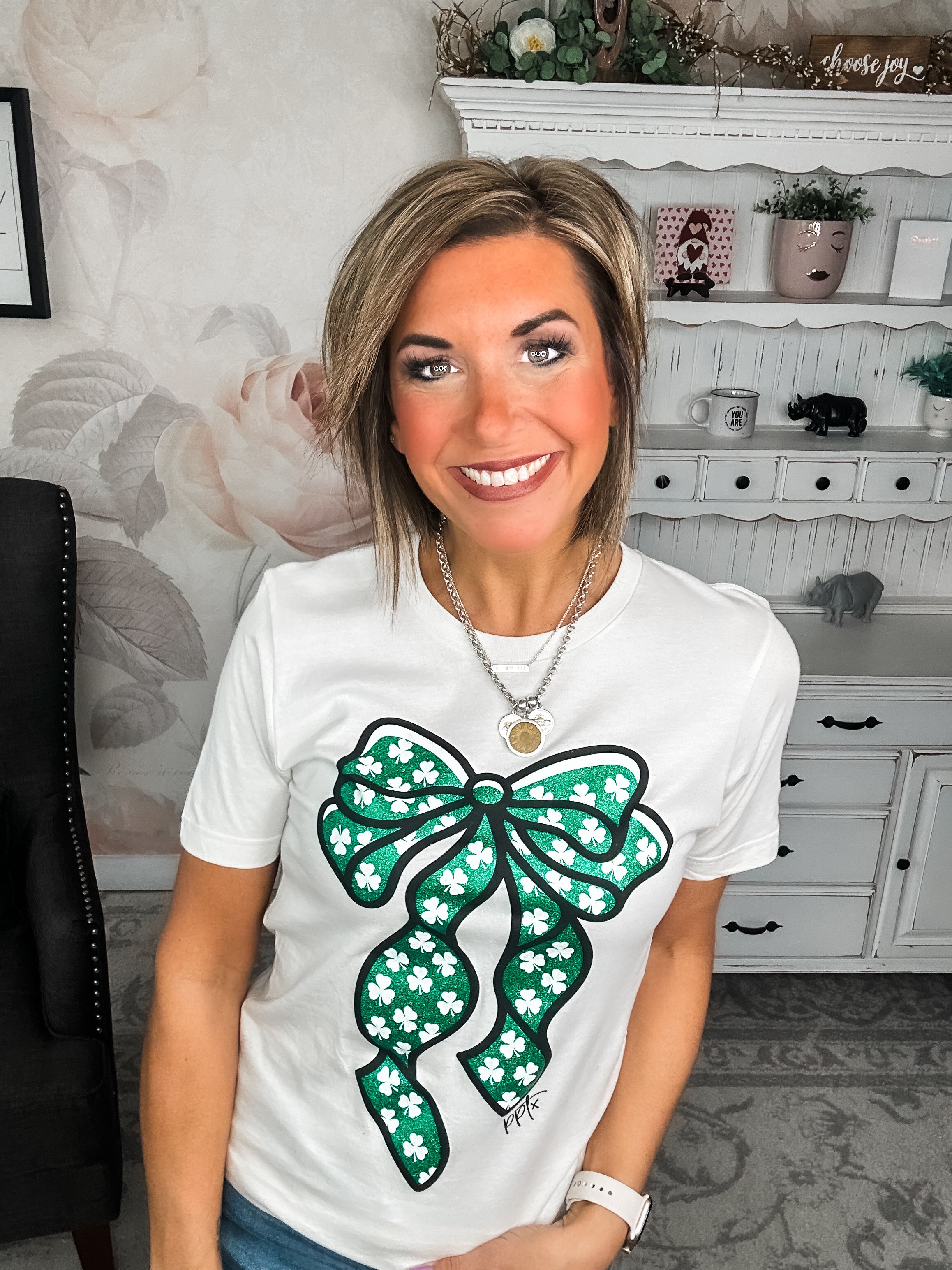 Shamrock Bow Tee