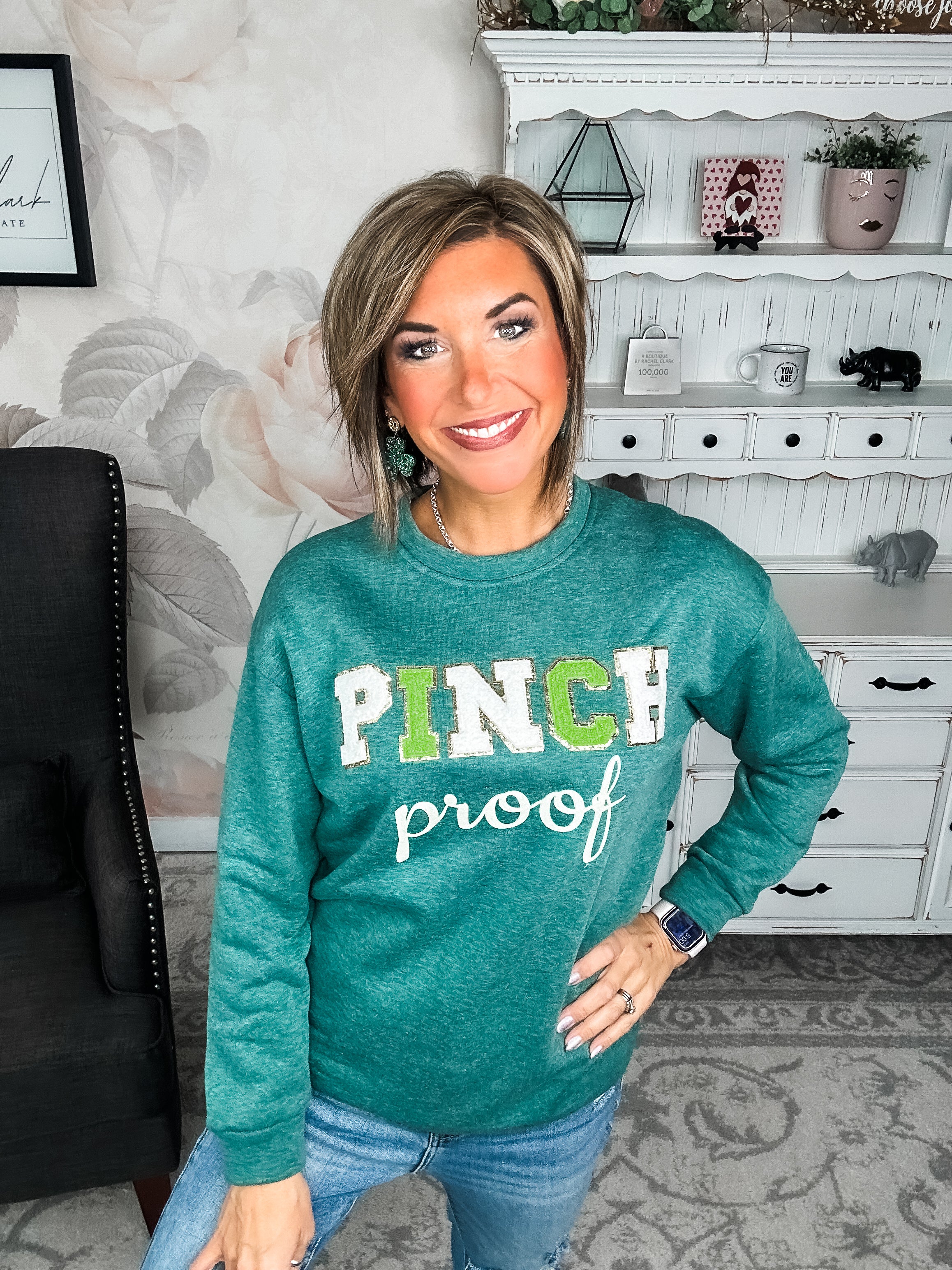 Pinch Proof Chenille Sweatshirt