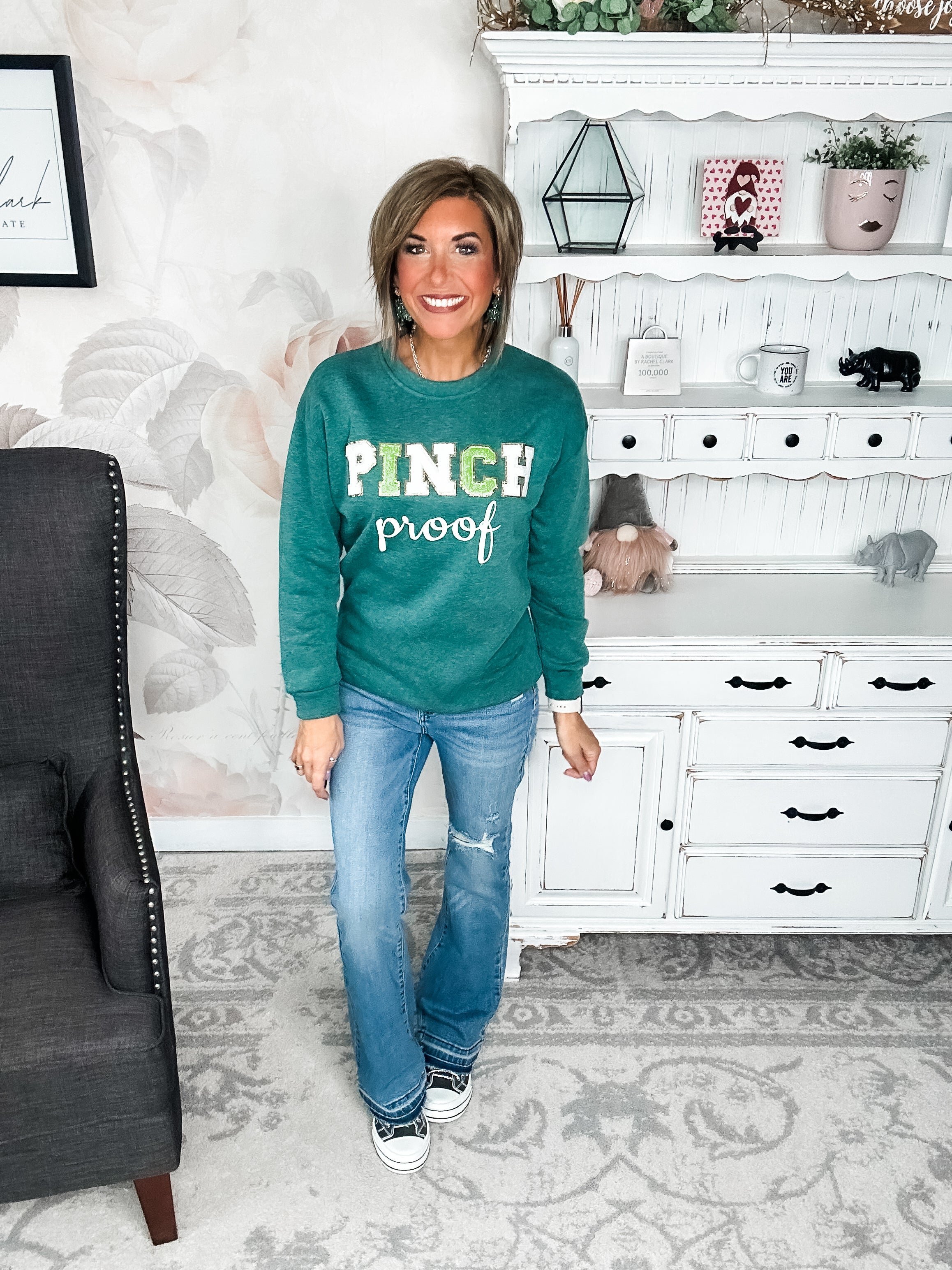 Pinch Proof Chenille Sweatshirt