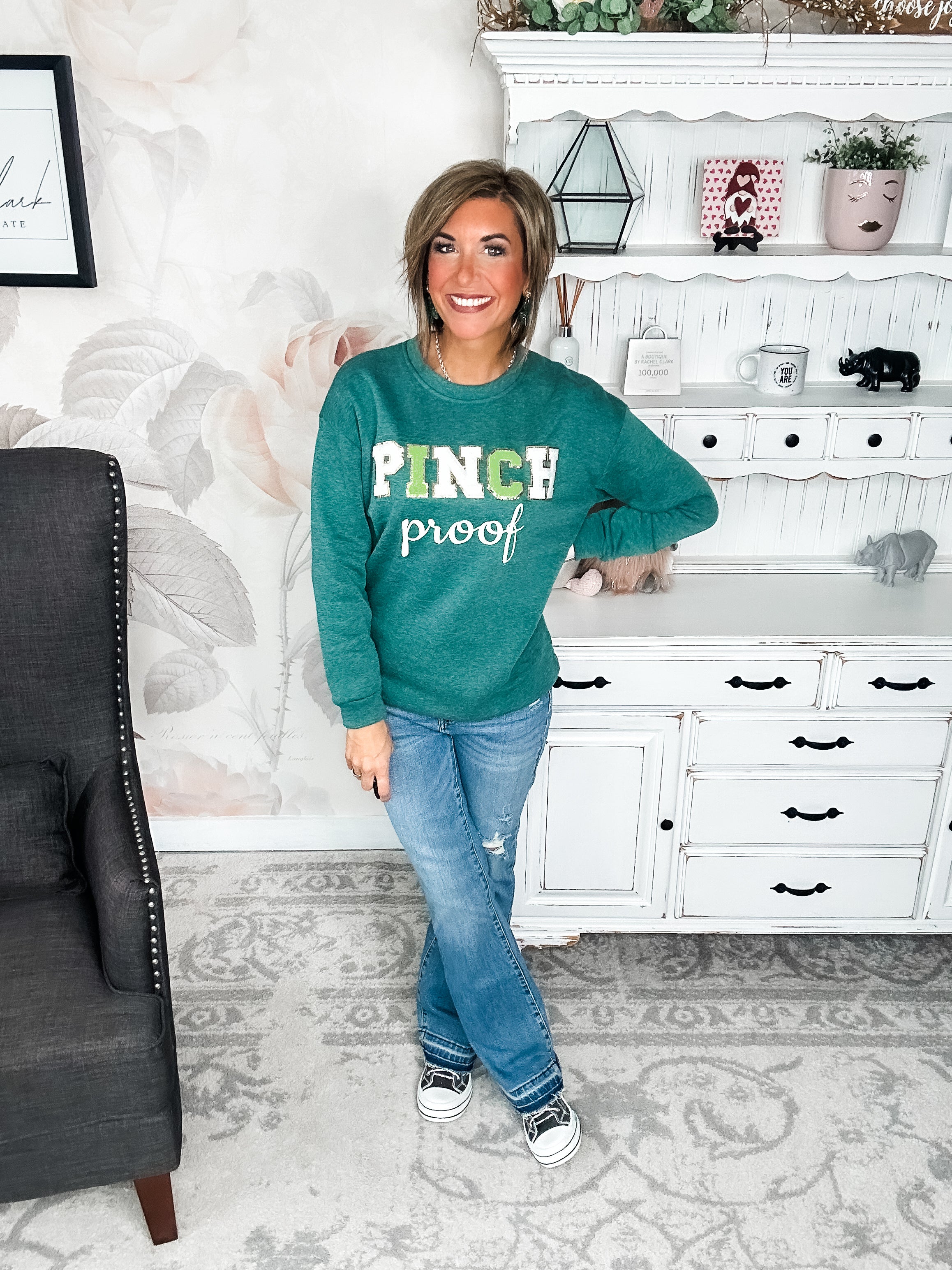 Pinch Proof Chenille Sweatshirt