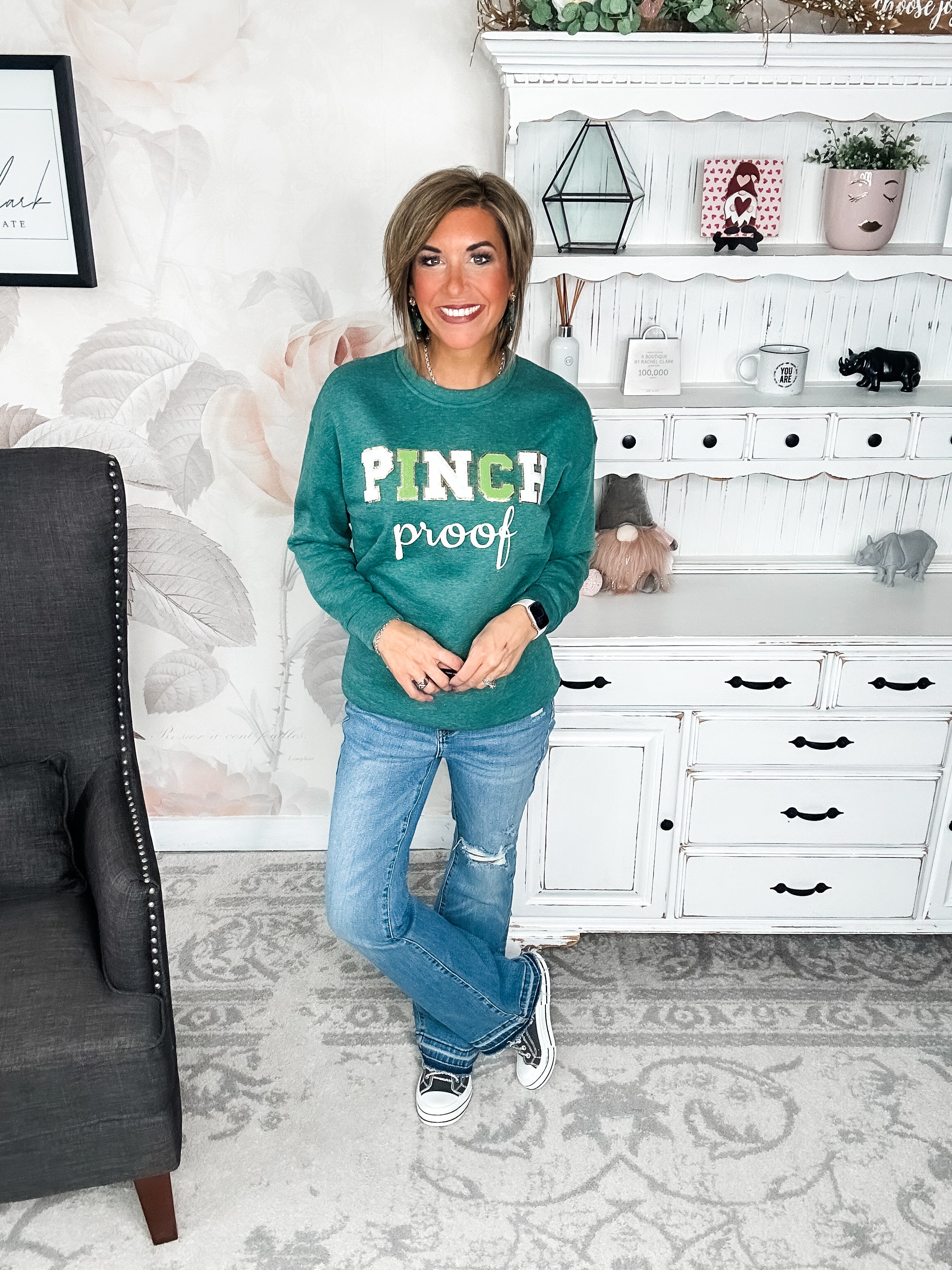 Pinch Proof Chenille Sweatshirt