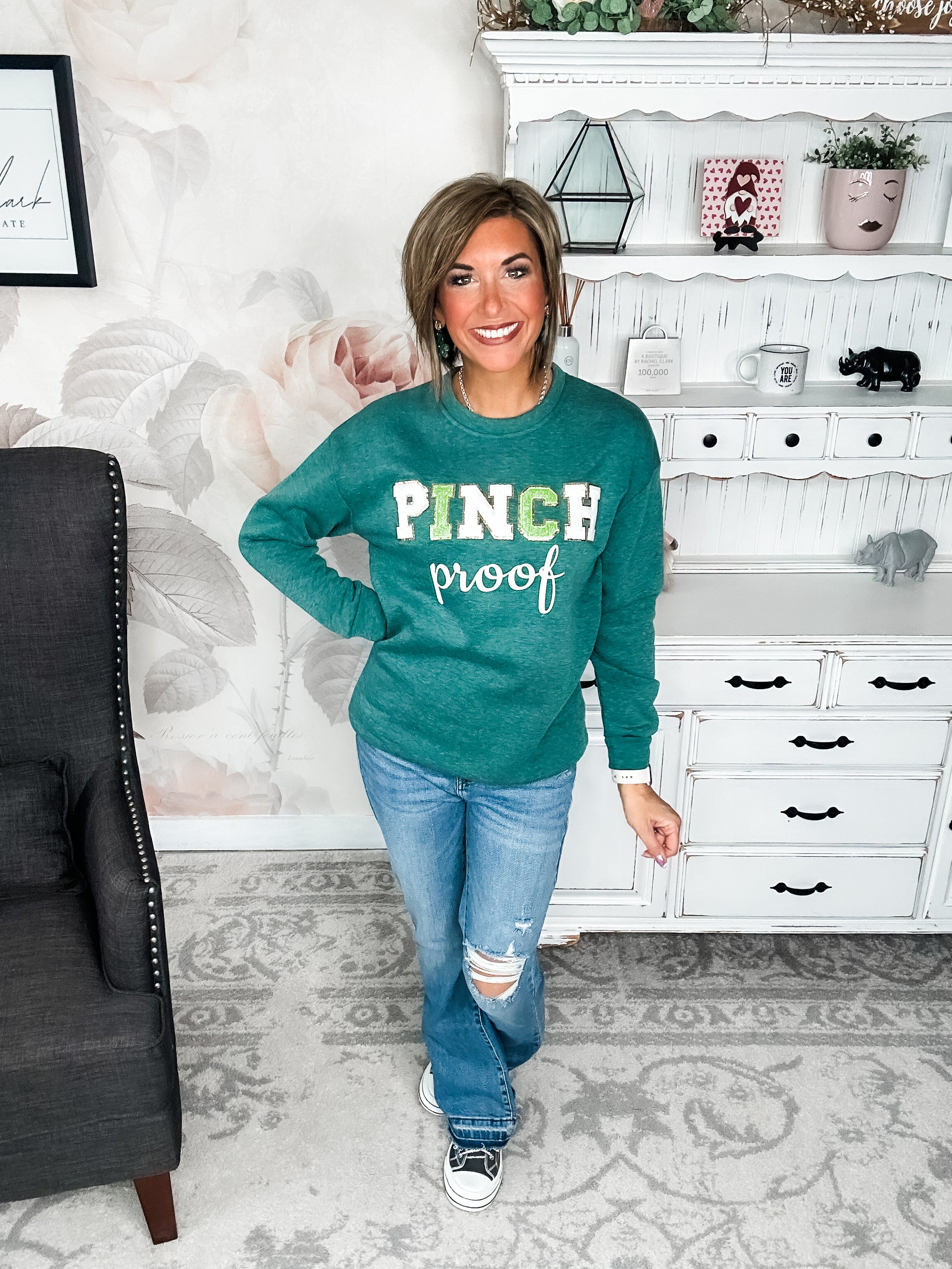 Pinch Proof Chenille Sweatshirt
