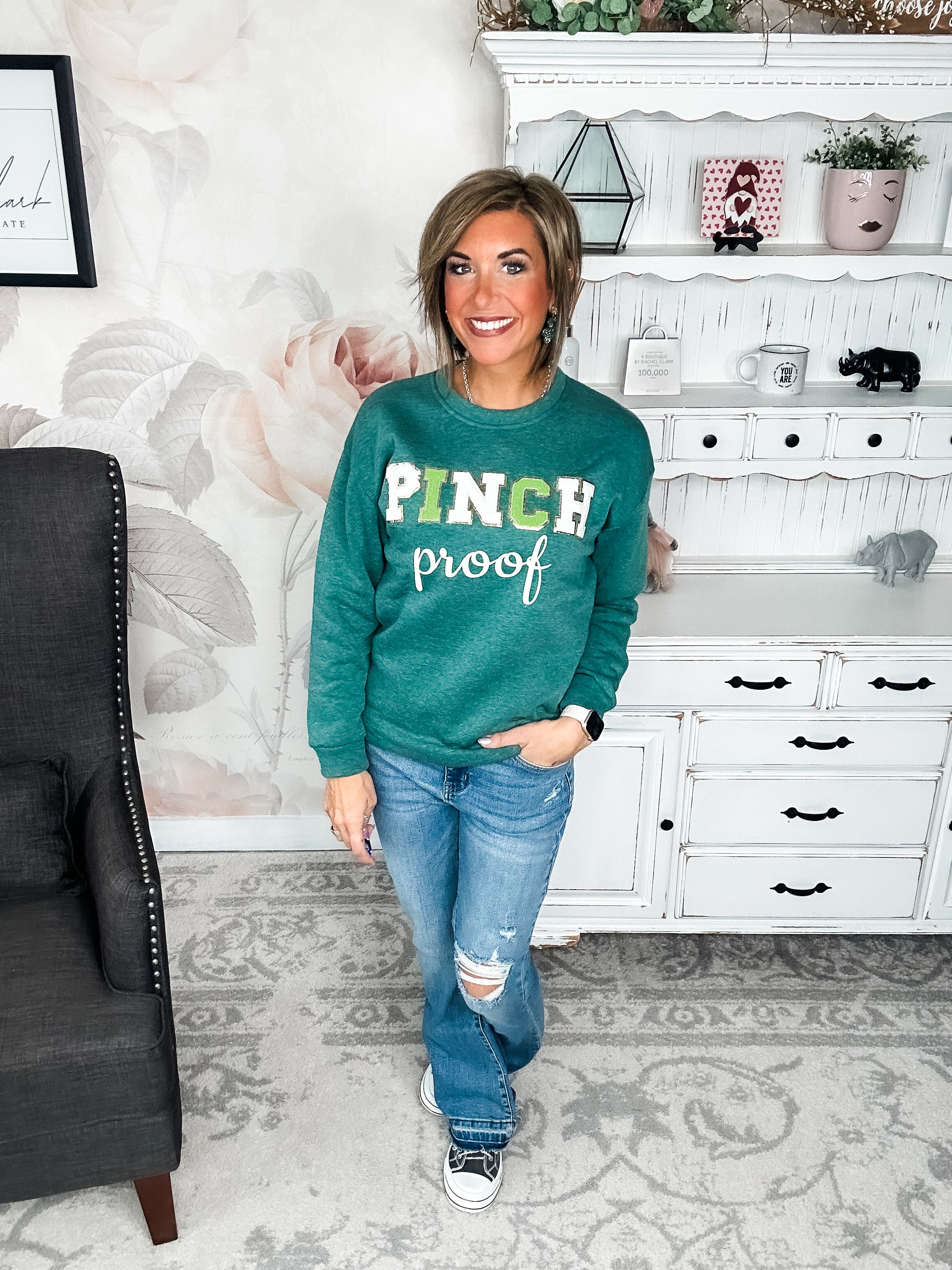 Pinch Proof Chenille Sweatshirt