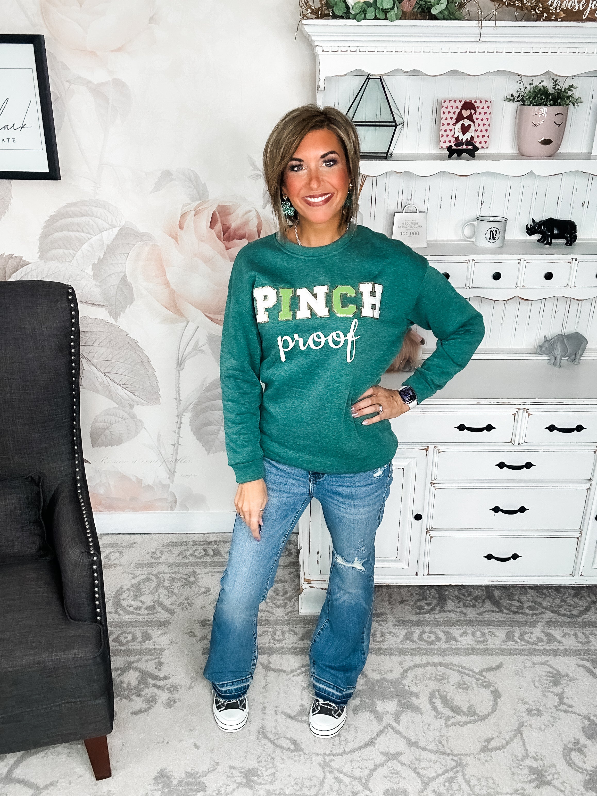 Pinch Proof Chenille Sweatshirt