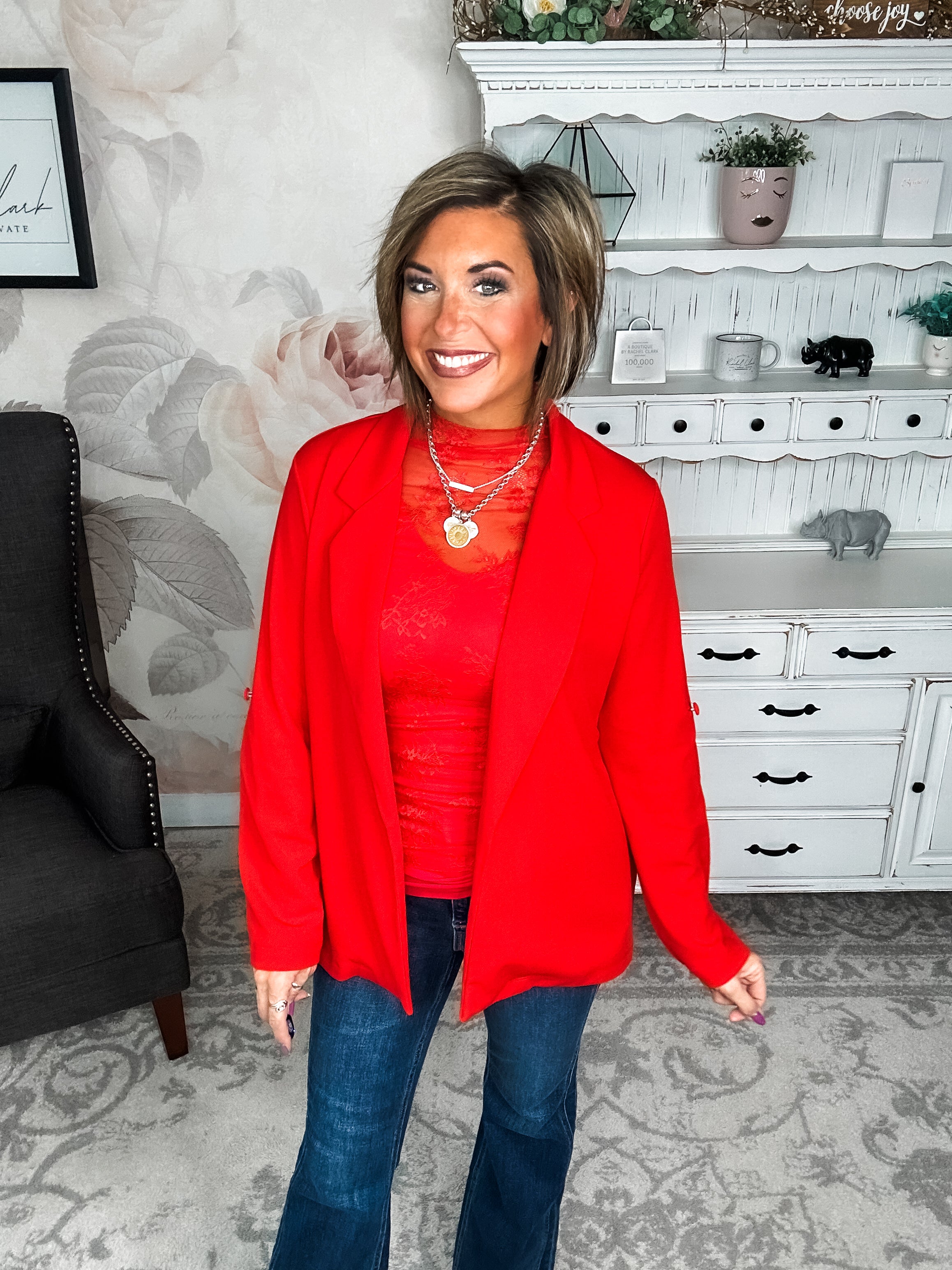 What I Live For Blazer - Red