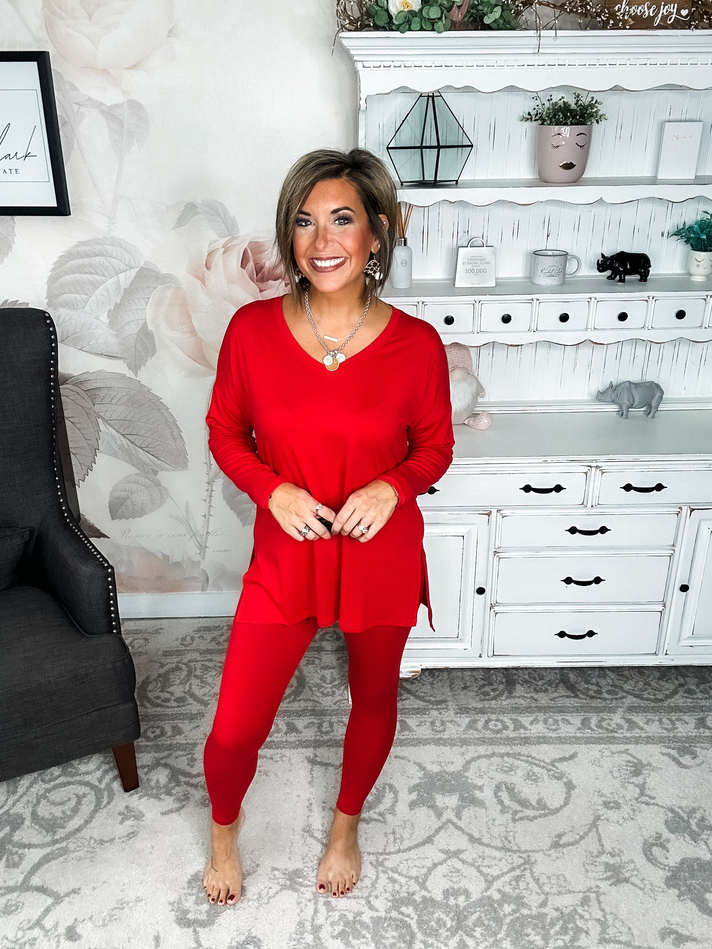 You Can't Resist This Lounge Set - Ruby