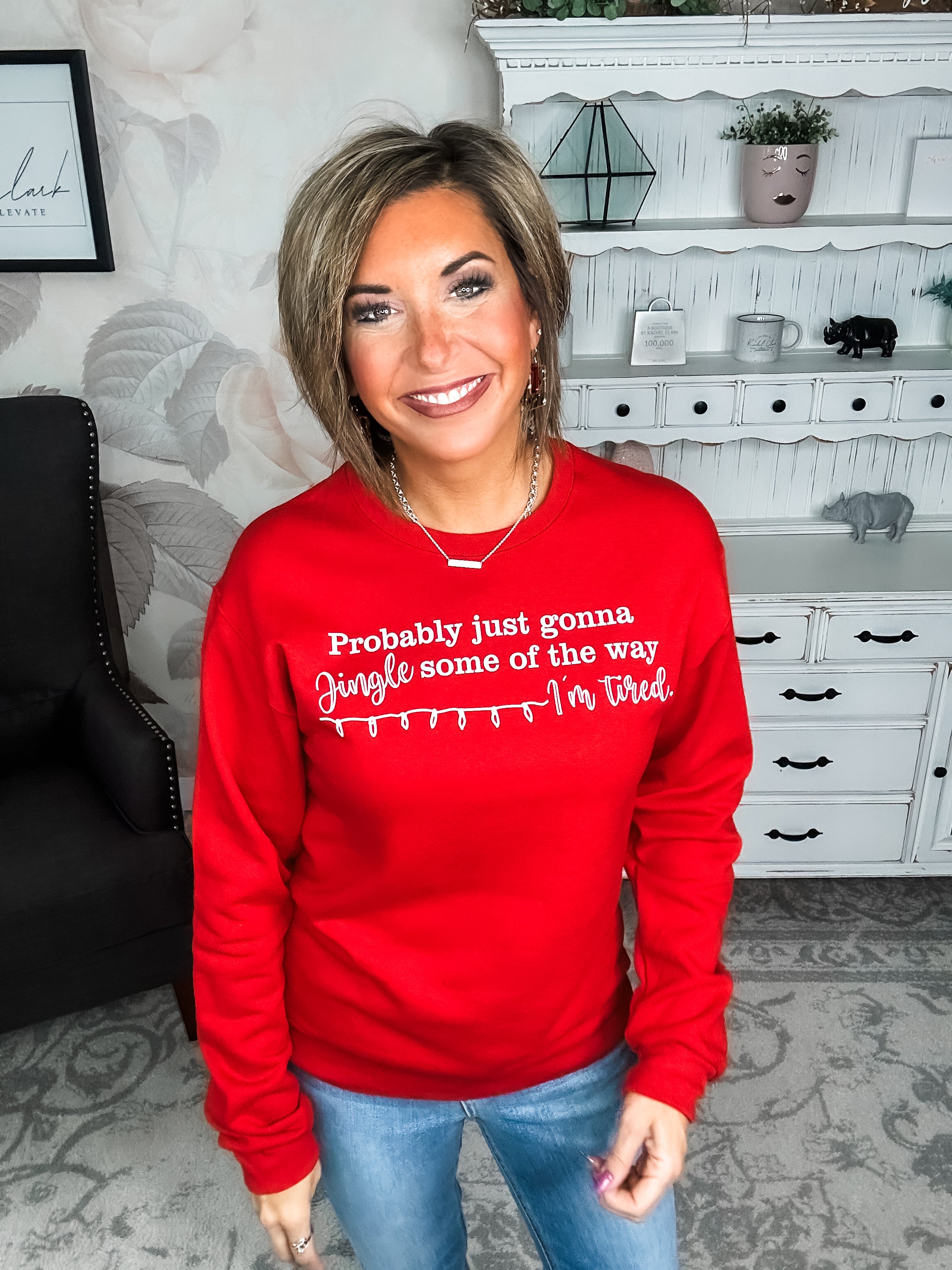 Jingle Some Of The Way Graphic Sweatshirt