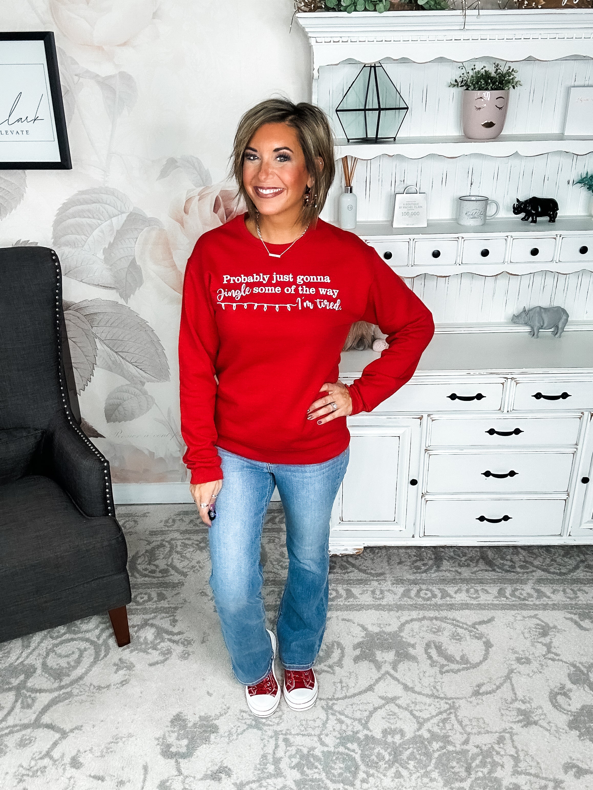 Jingle Some Of The Way Graphic Sweatshirt