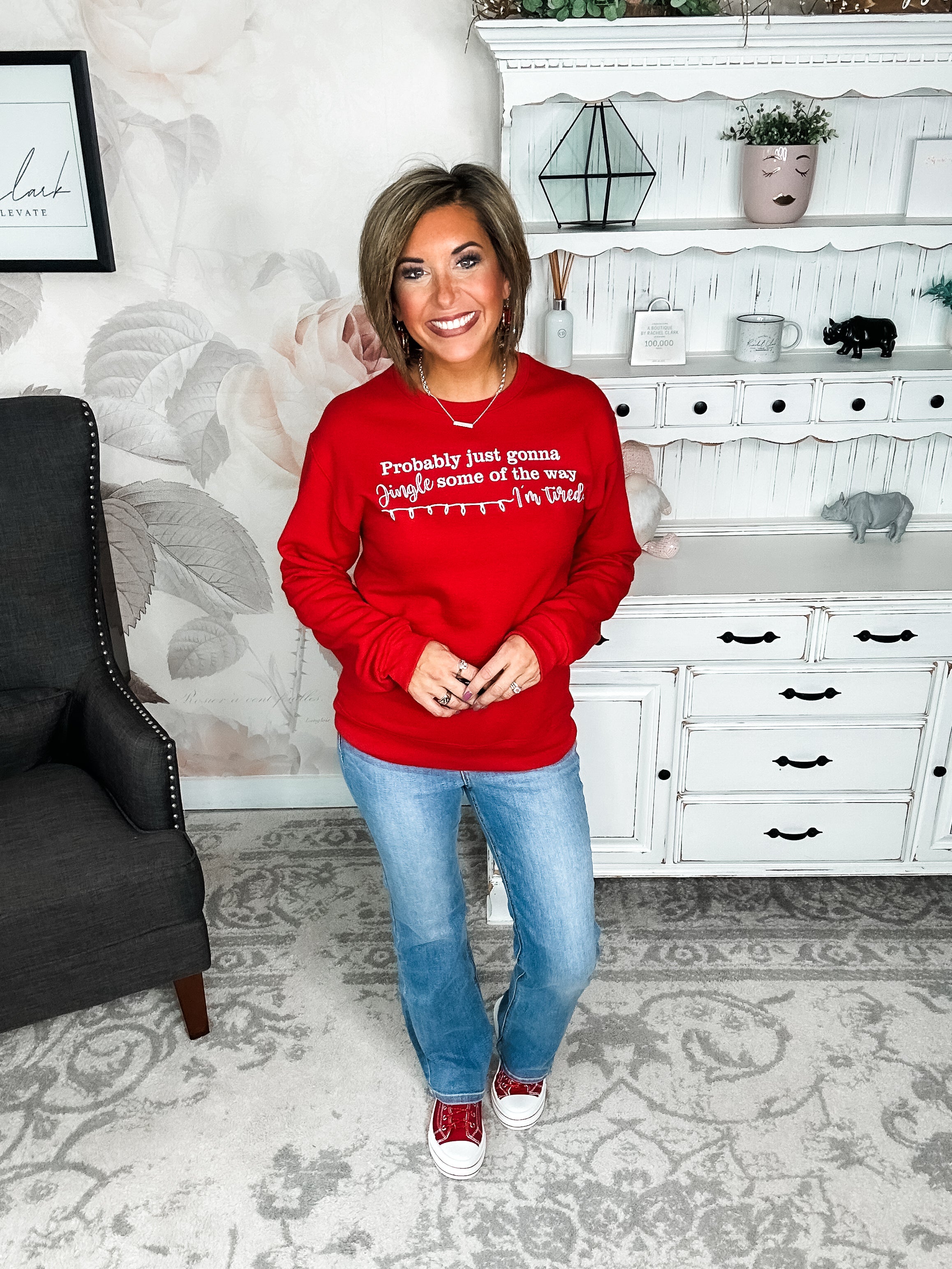 Jingle Some Of The Way Graphic Sweatshirt