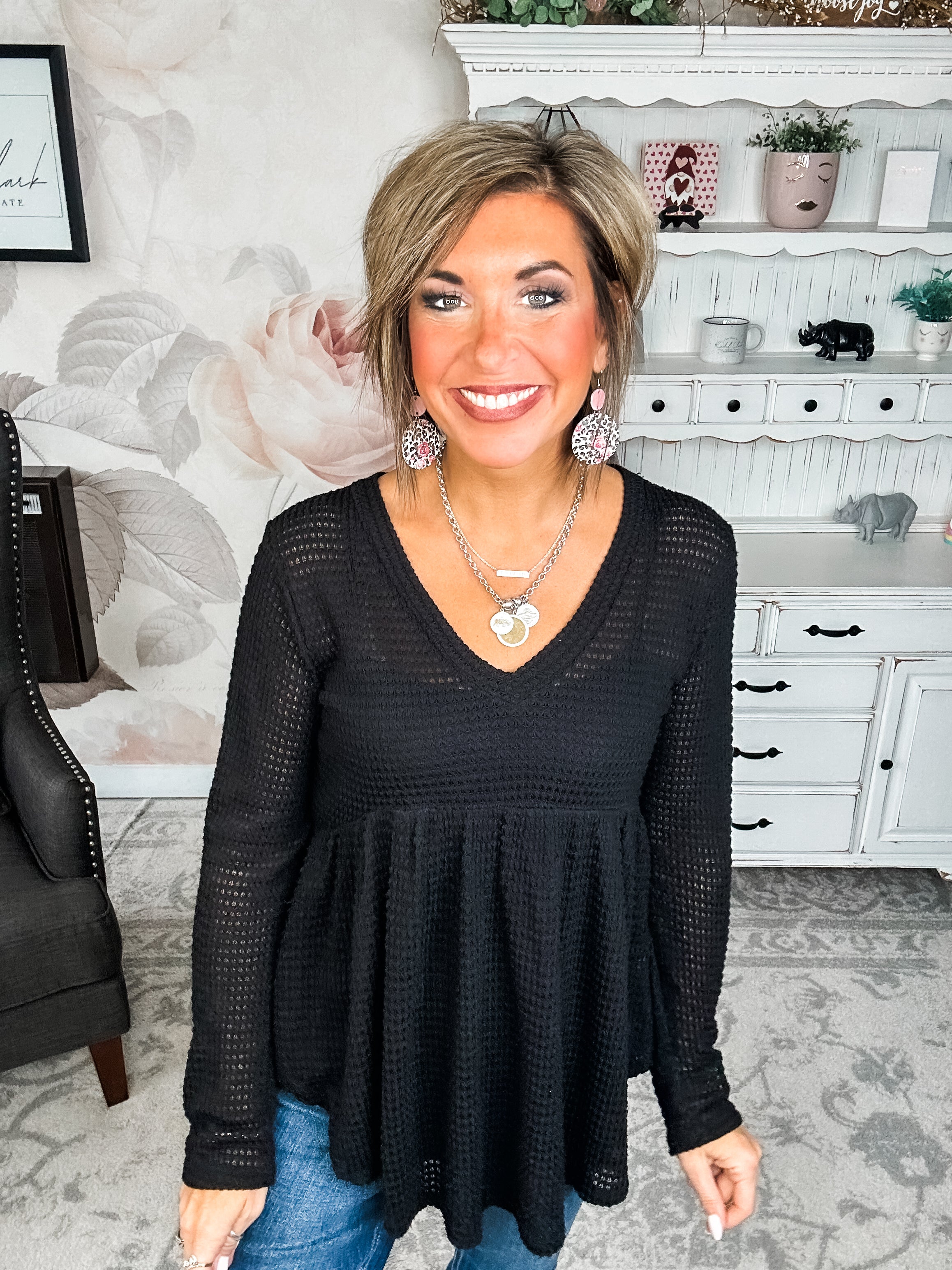 Until We Weren't Babydoll Top