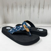 Firework Flip Flop - Navy