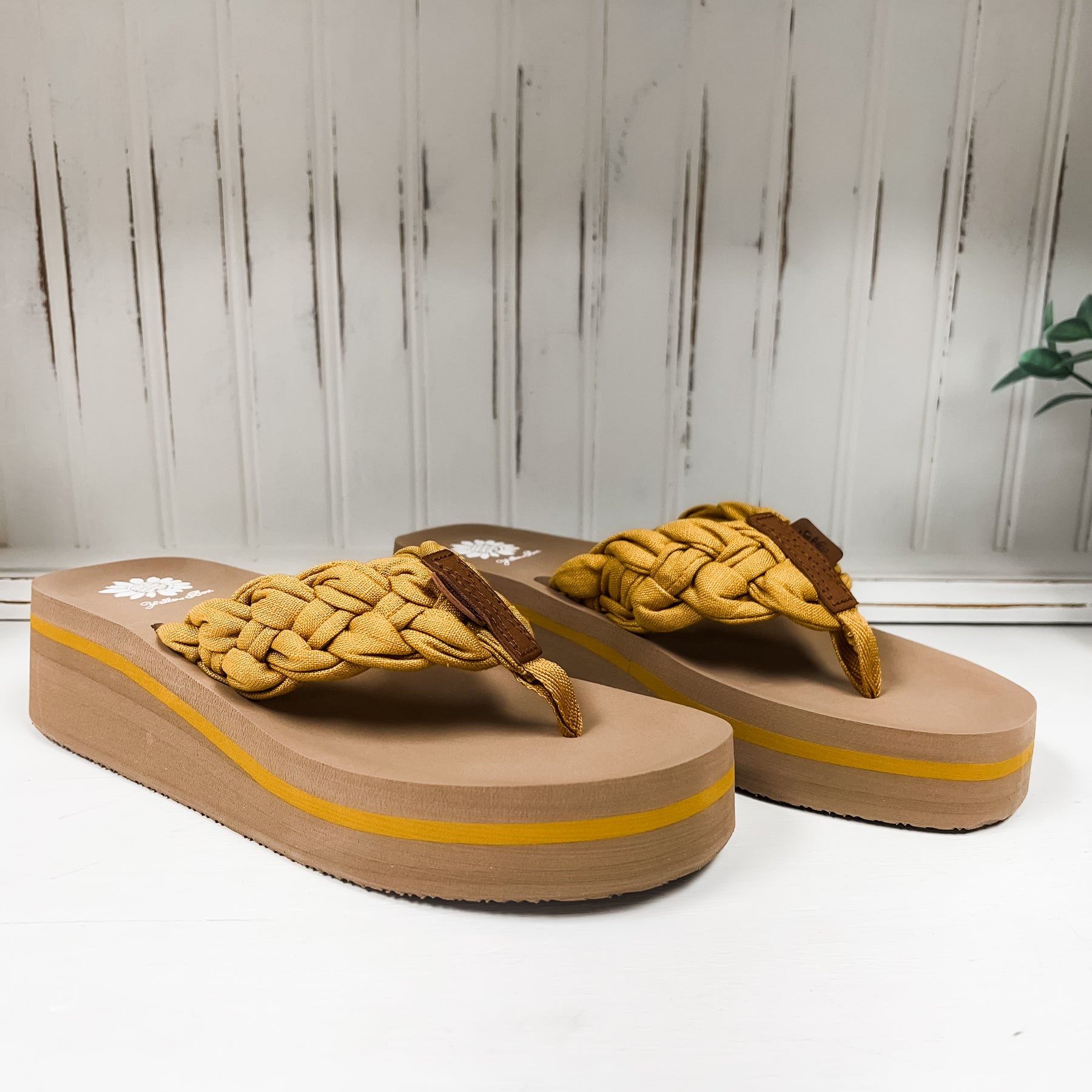 Karnika Platform Sandal - Marigold