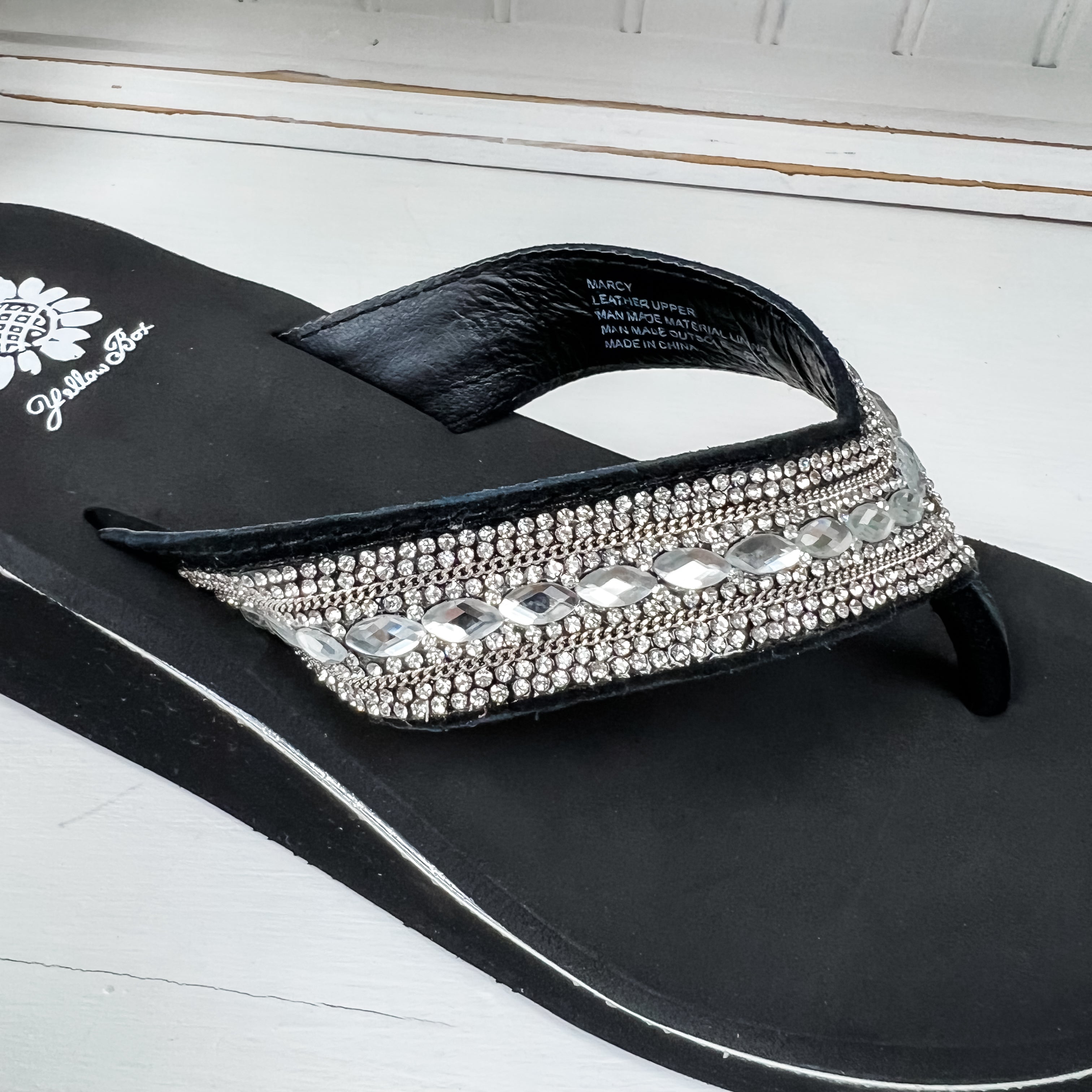 Marcy Wedge Sandal - Clear