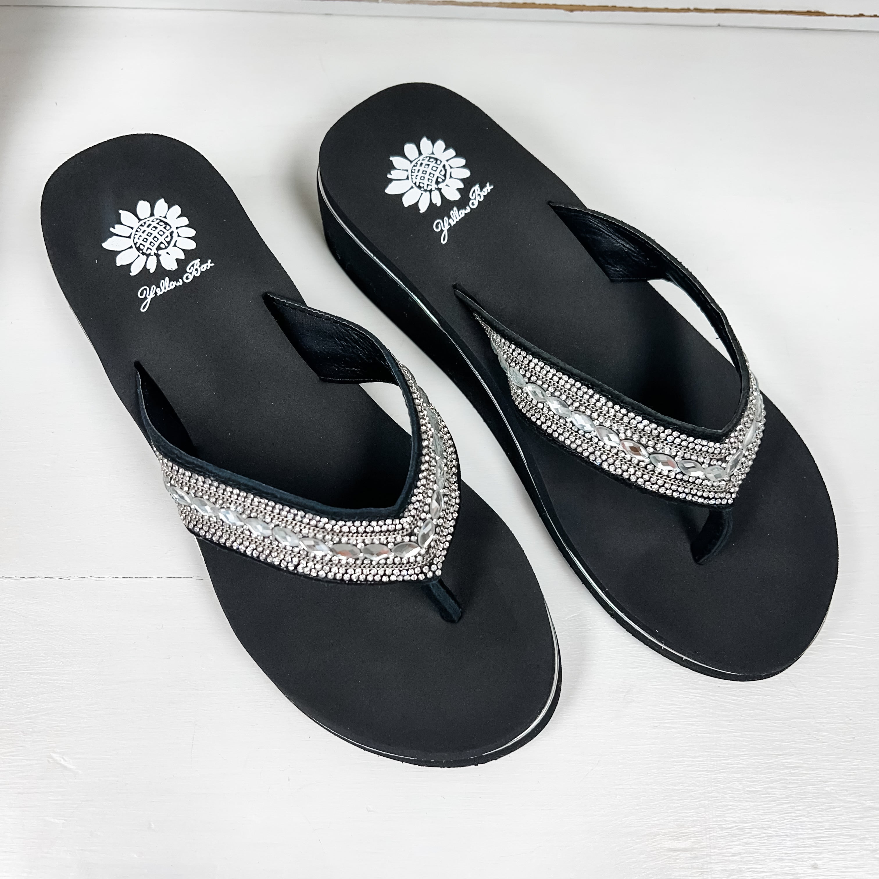 Marcy Wedge Sandal - Clear