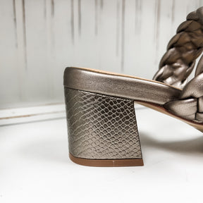 Carlen Heel Sandals - Bronze