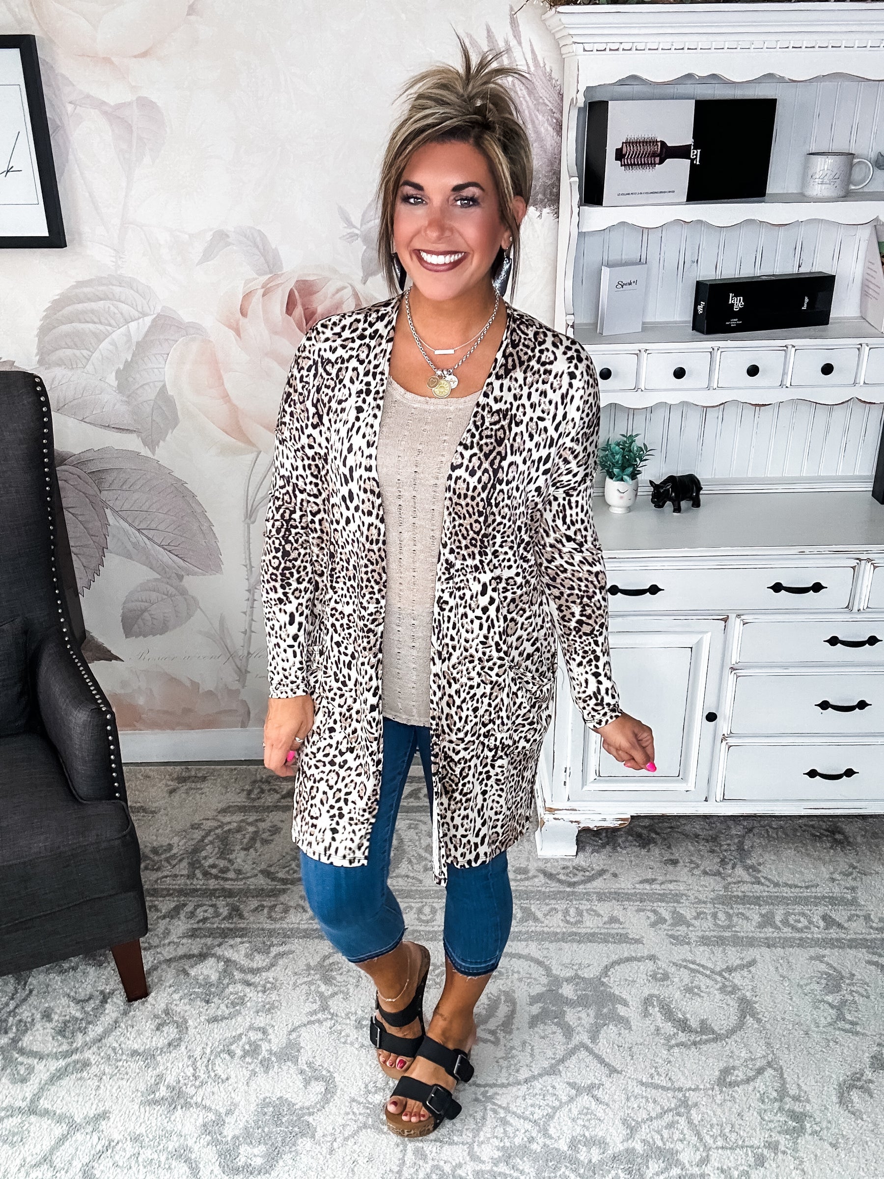 Pulling Heartstrings Leopard Cardigan