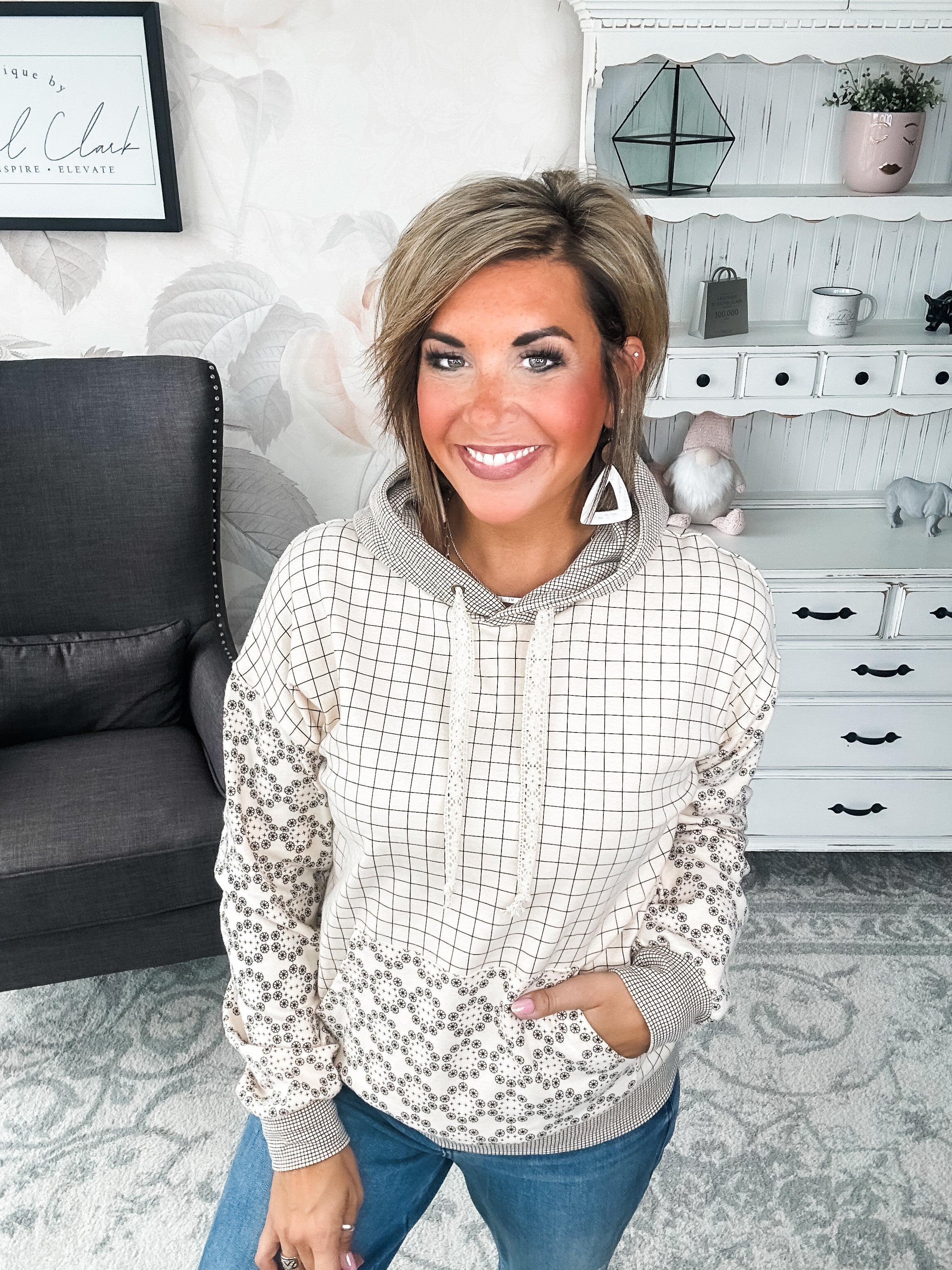 Ampersand Avenue University Hoodie - First Date