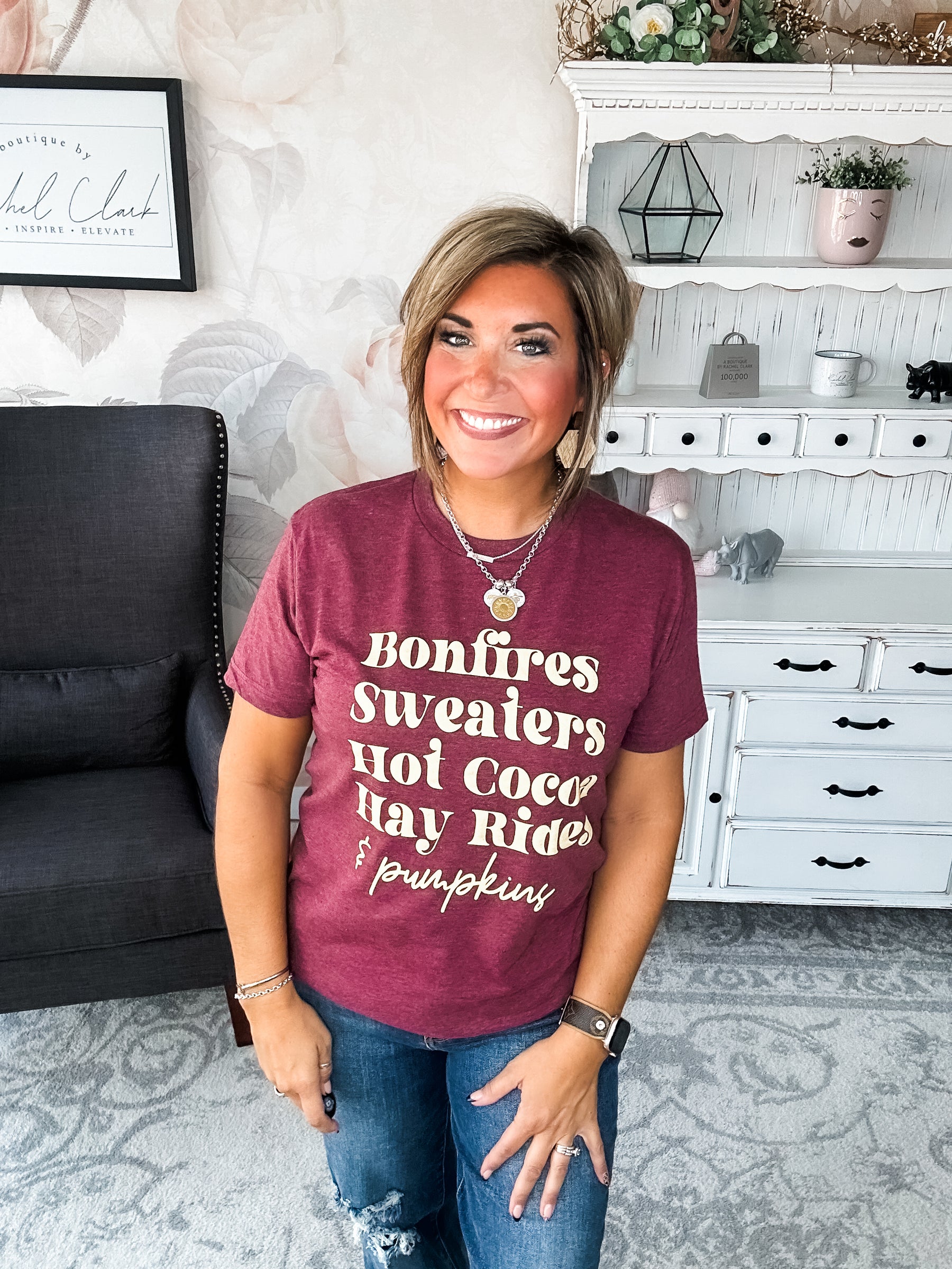 Bonfires & Fall Graphic Tee