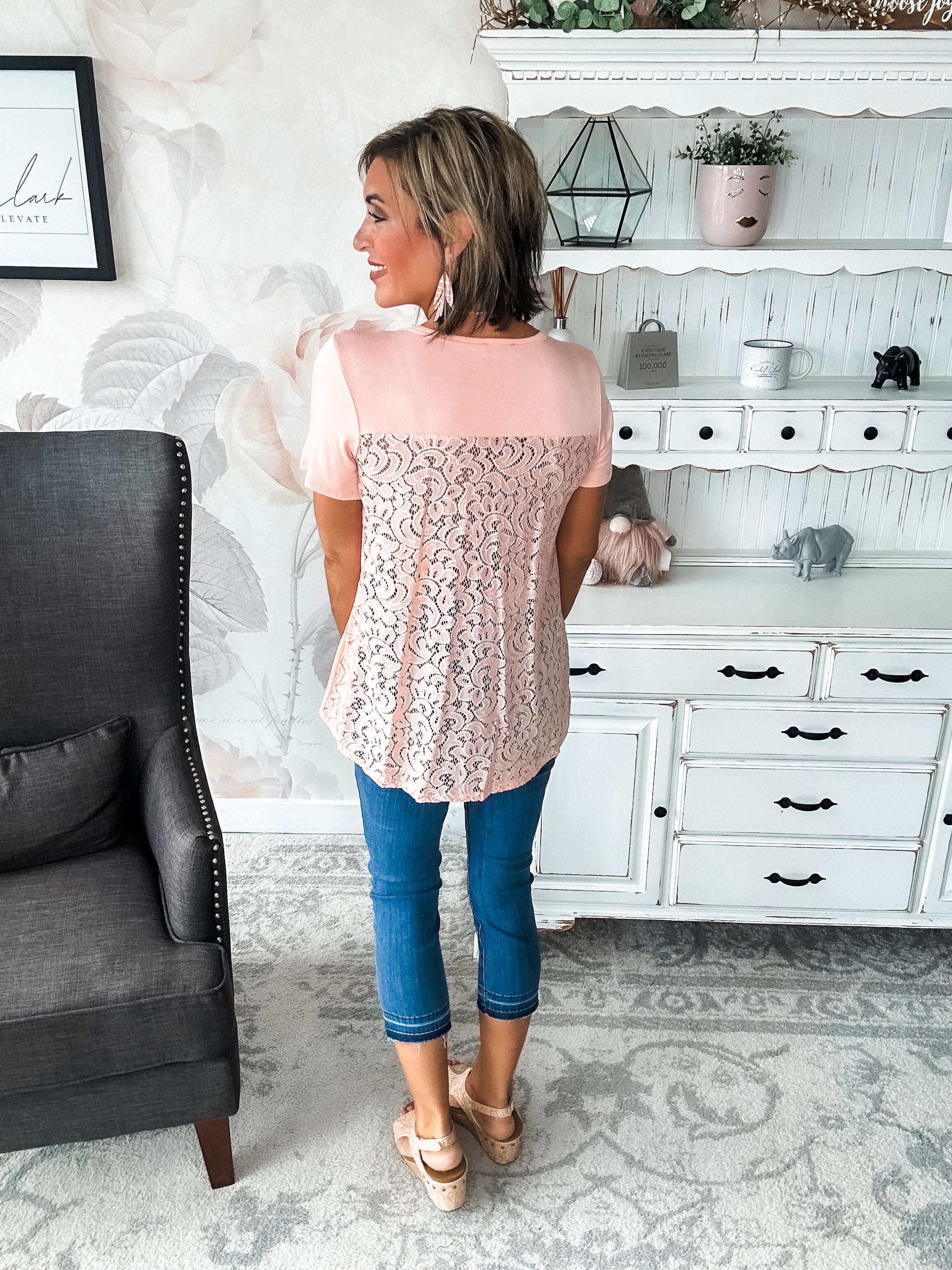Just Look Back Babydoll Top