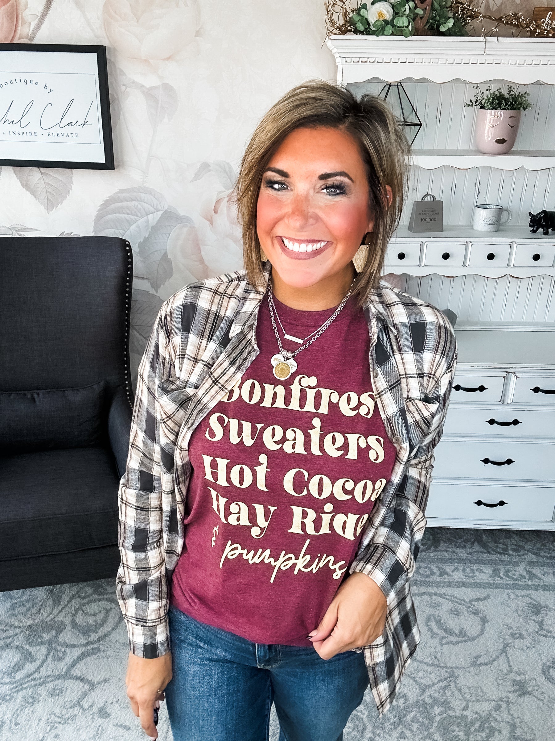 Bonfires & Fall Graphic Tee