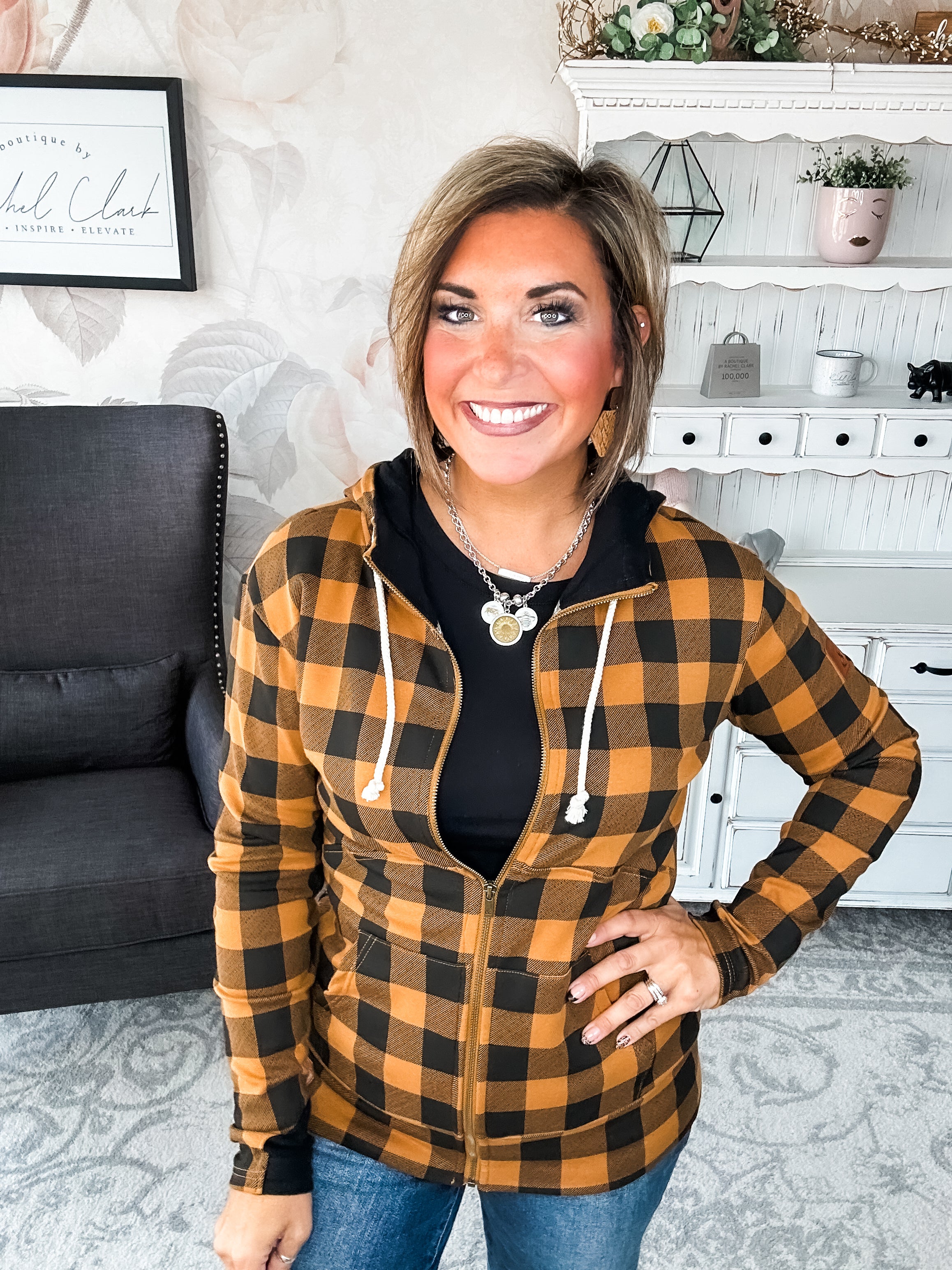 Ampersand Avenue Fullzip Sweatshirt Out of the Woods