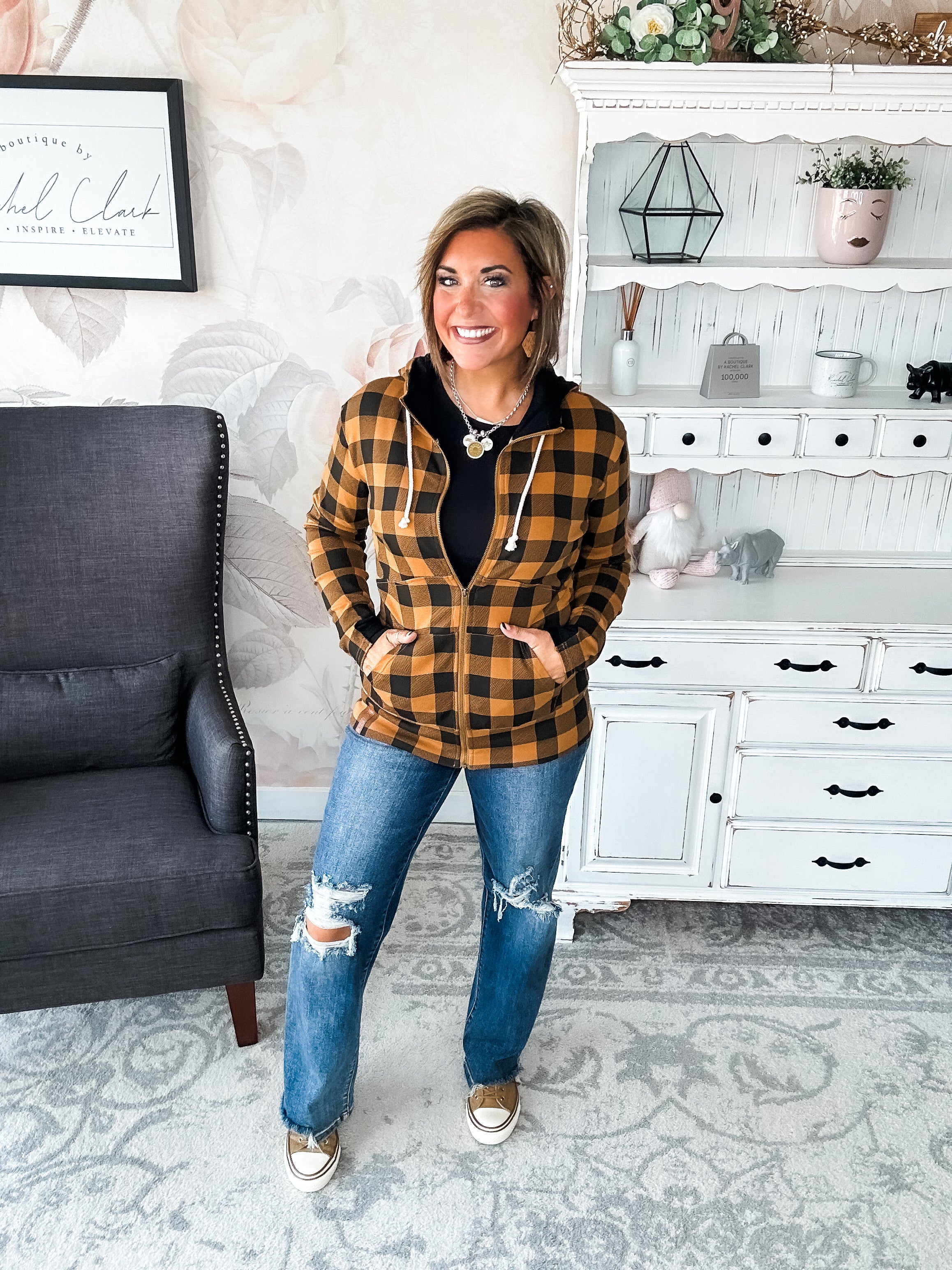 Ampersand Avenue Fullzip Sweatshirt Out of the Woods