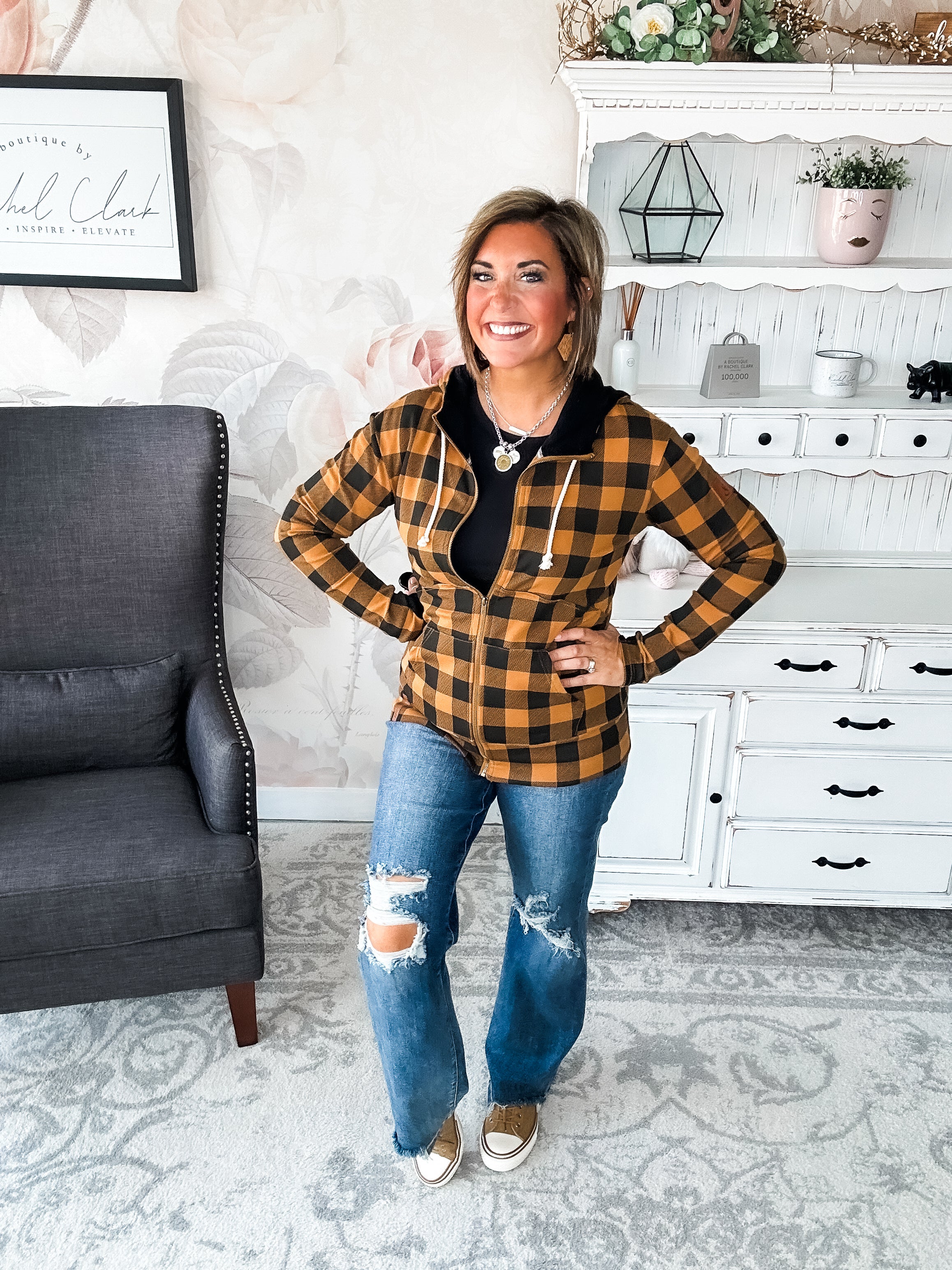 Ampersand Avenue Fullzip Sweatshirt Out of the Woods