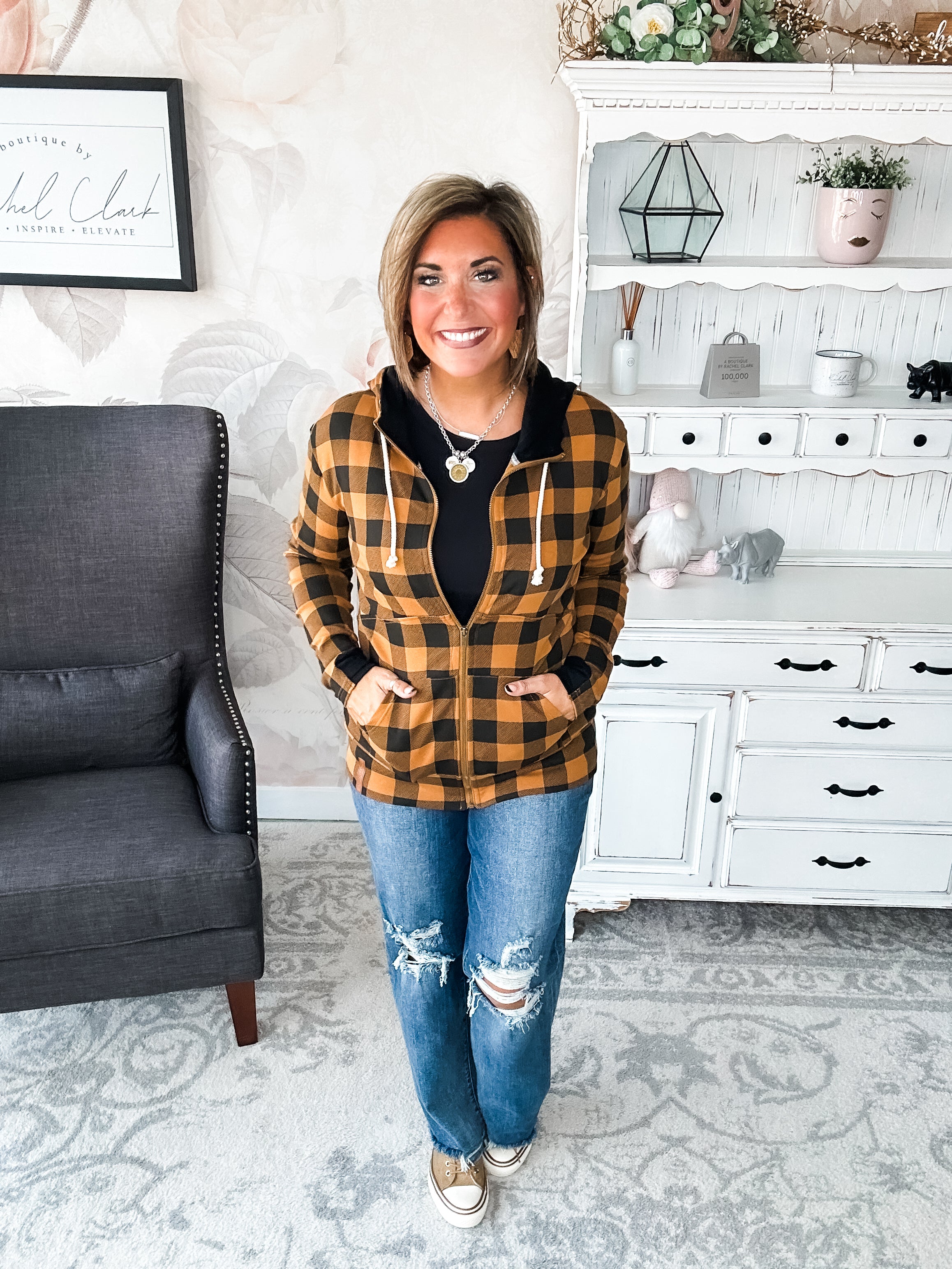 Ampersand Avenue Fullzip Sweatshirt Out of the Woods