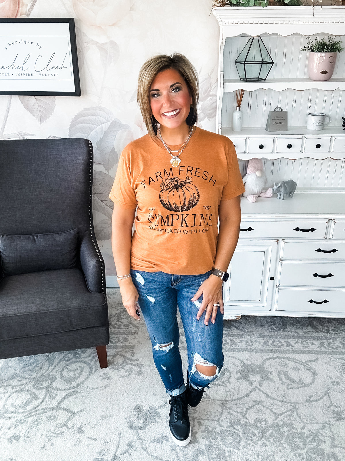 Farm Fresh Pumpkins Graphic Tee