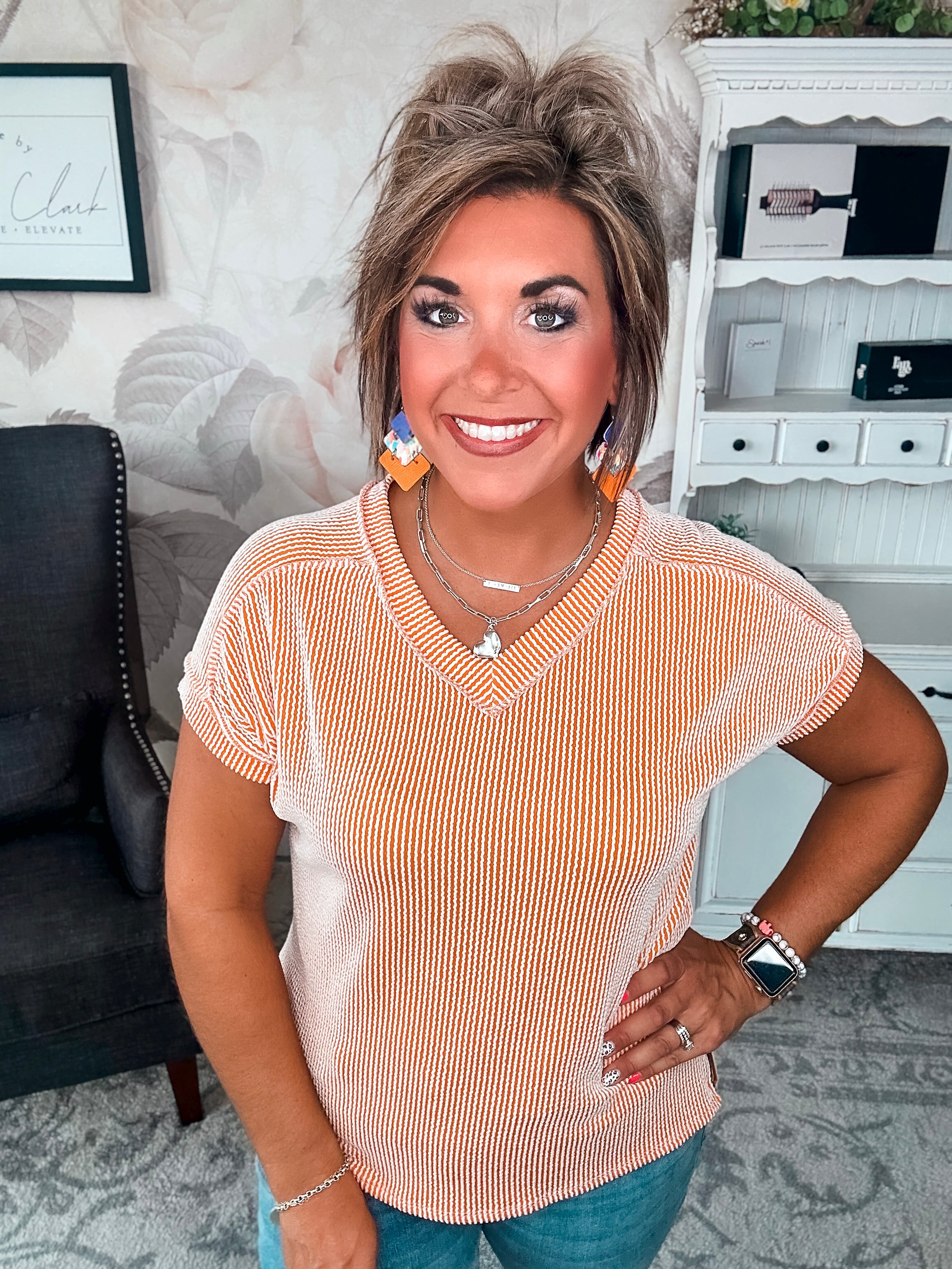 So Worth It Short Sleeve Tee - Sunkist